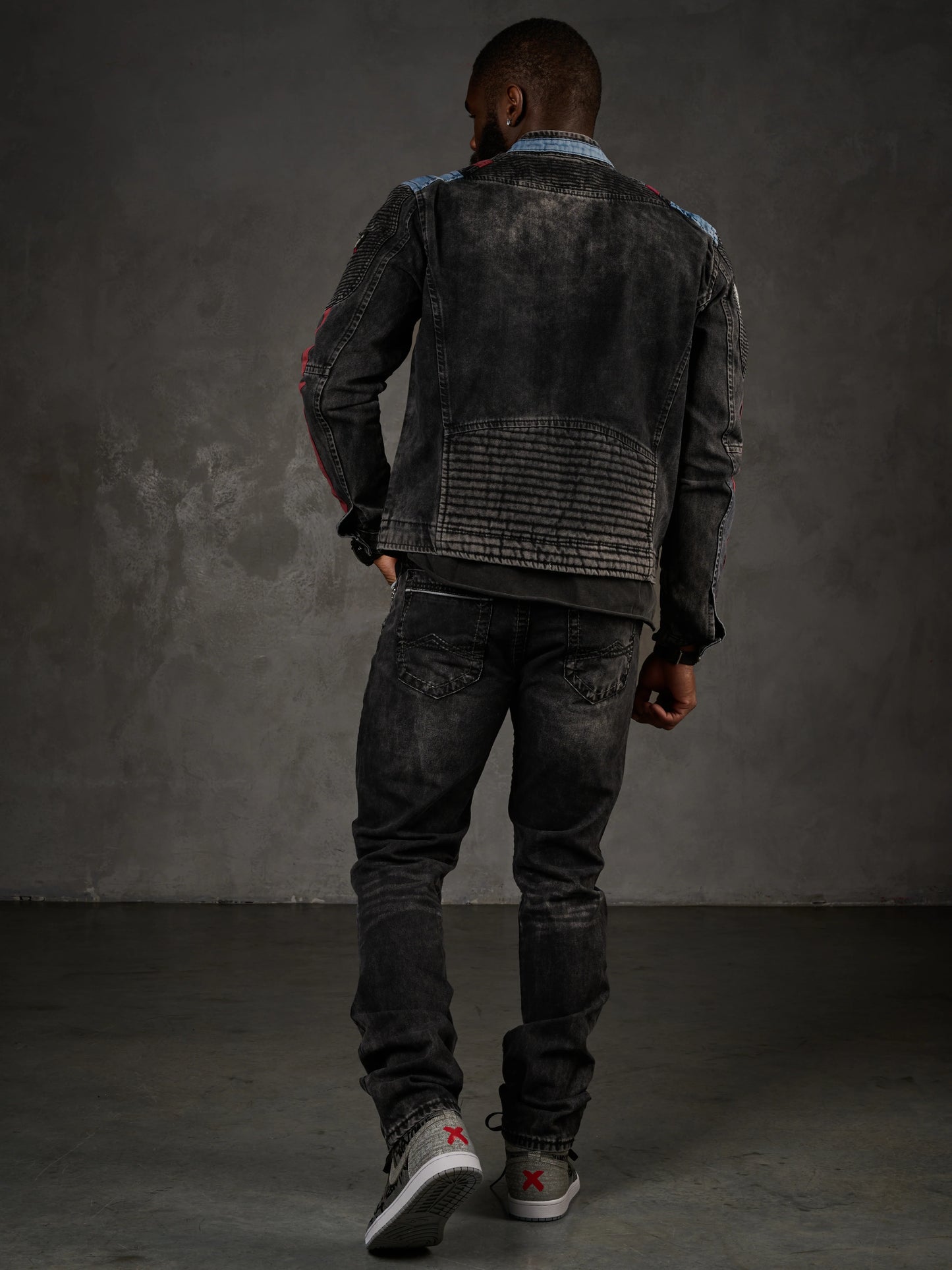 Cipo & Baxx KEN Herren Jeans Jacke Denim CJ300