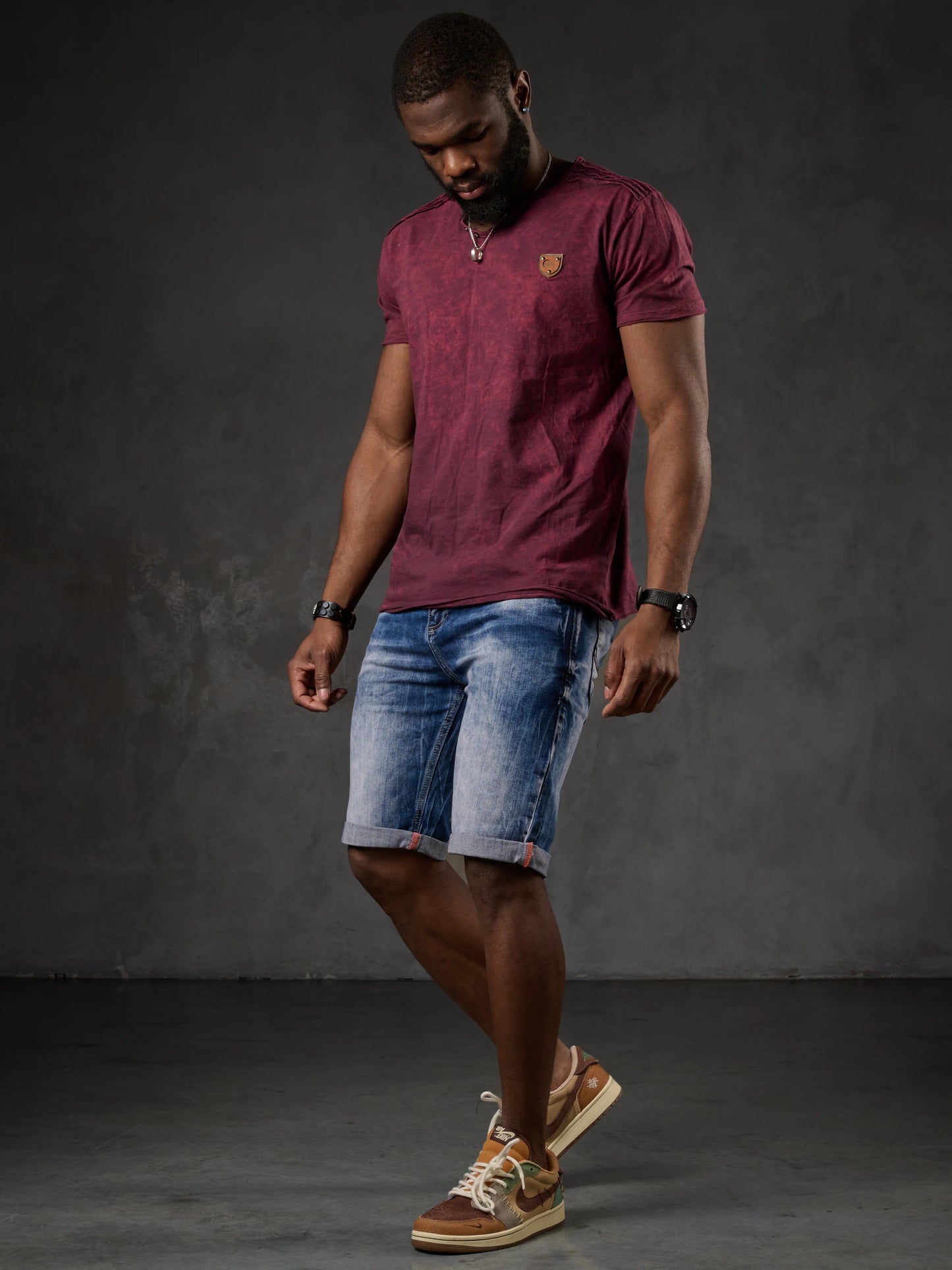 Cipo &amp; Baxx ORBIT Men's Short Jeans Denim CK266