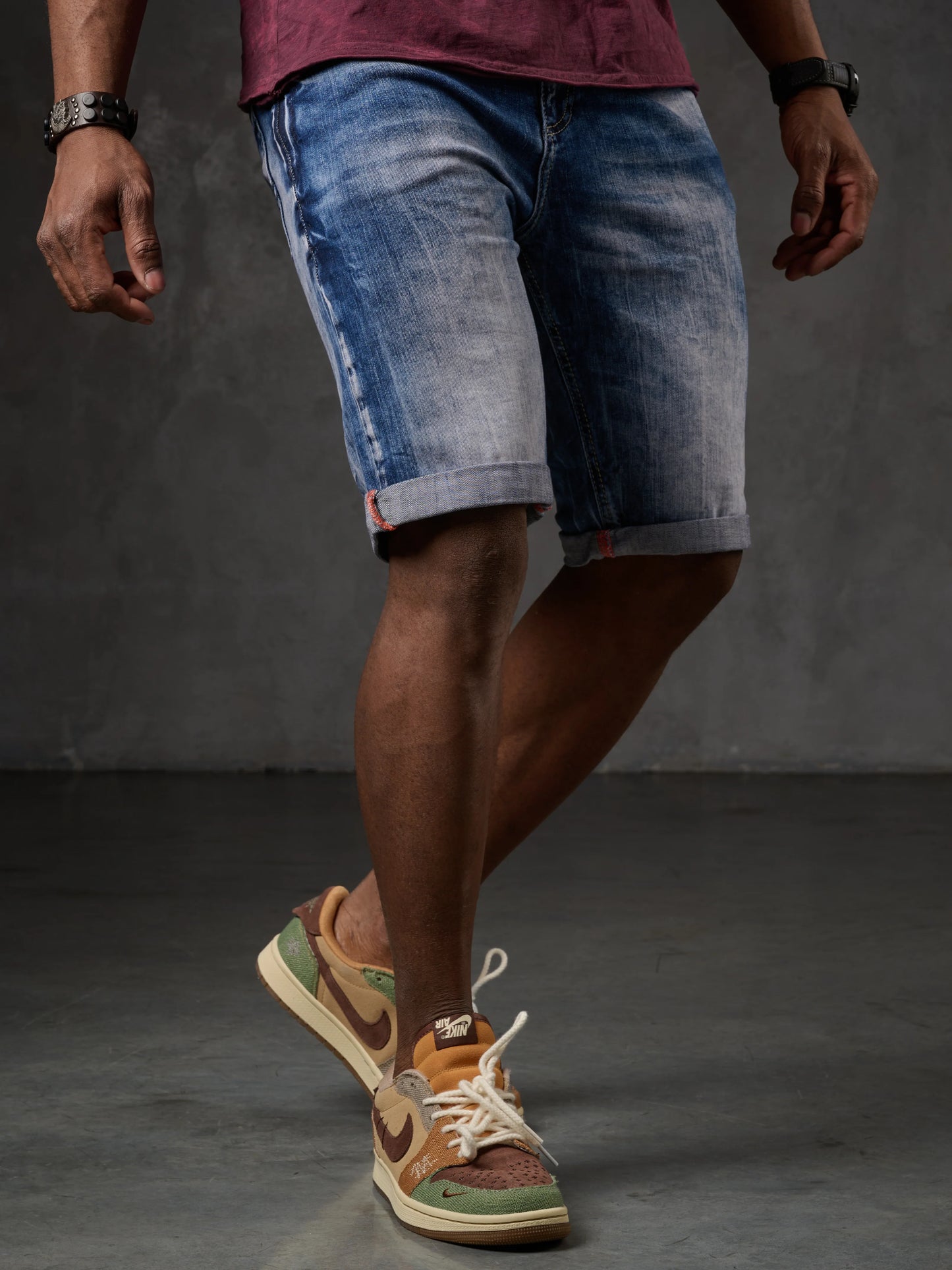 Cipo &amp; Baxx ORBIT Men's Short Jeans Denim CK266