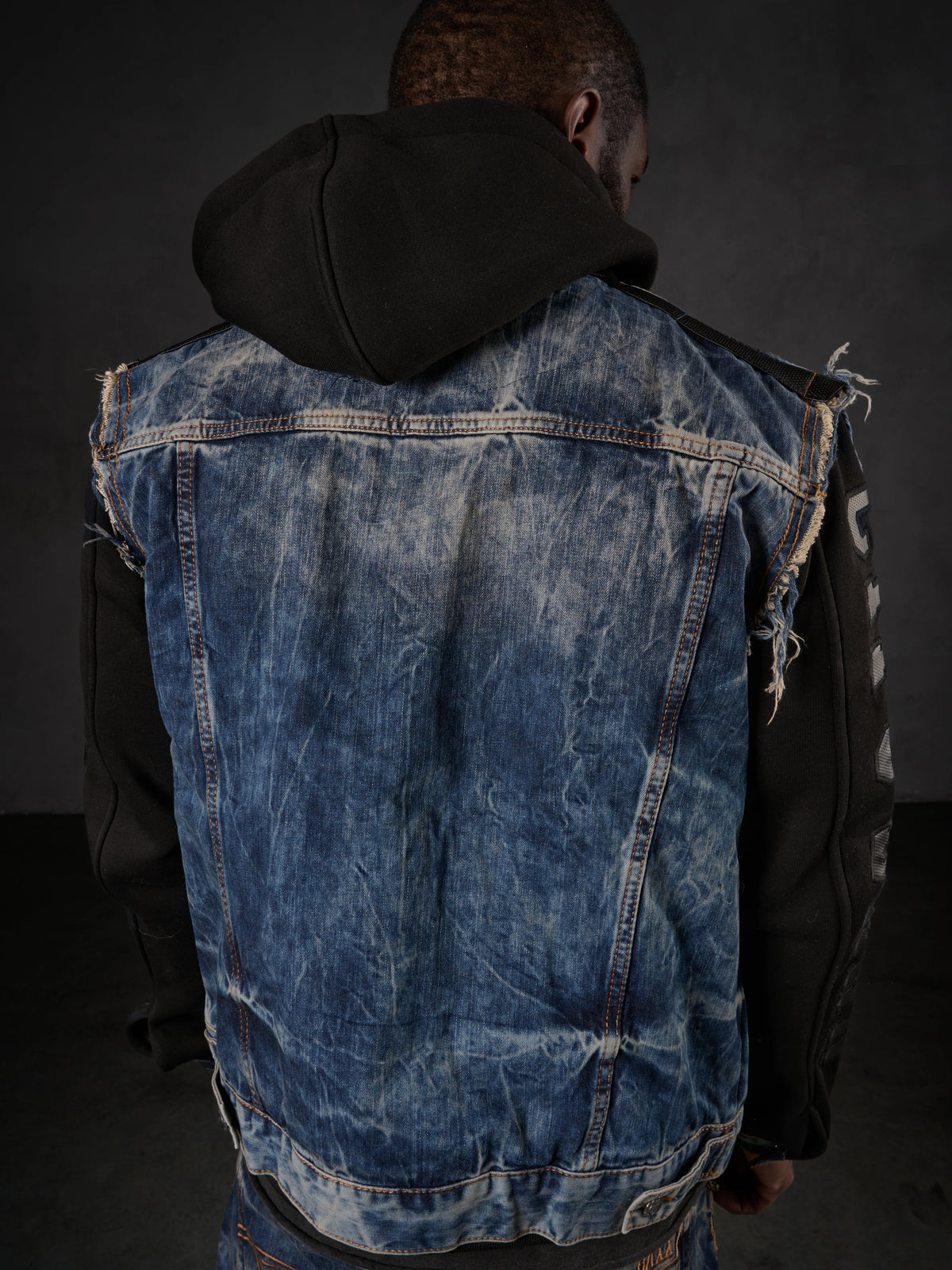 Cipo & Baxx HARTFORD Herren Jeans Jacke Weste Denim Hoodie CJ309