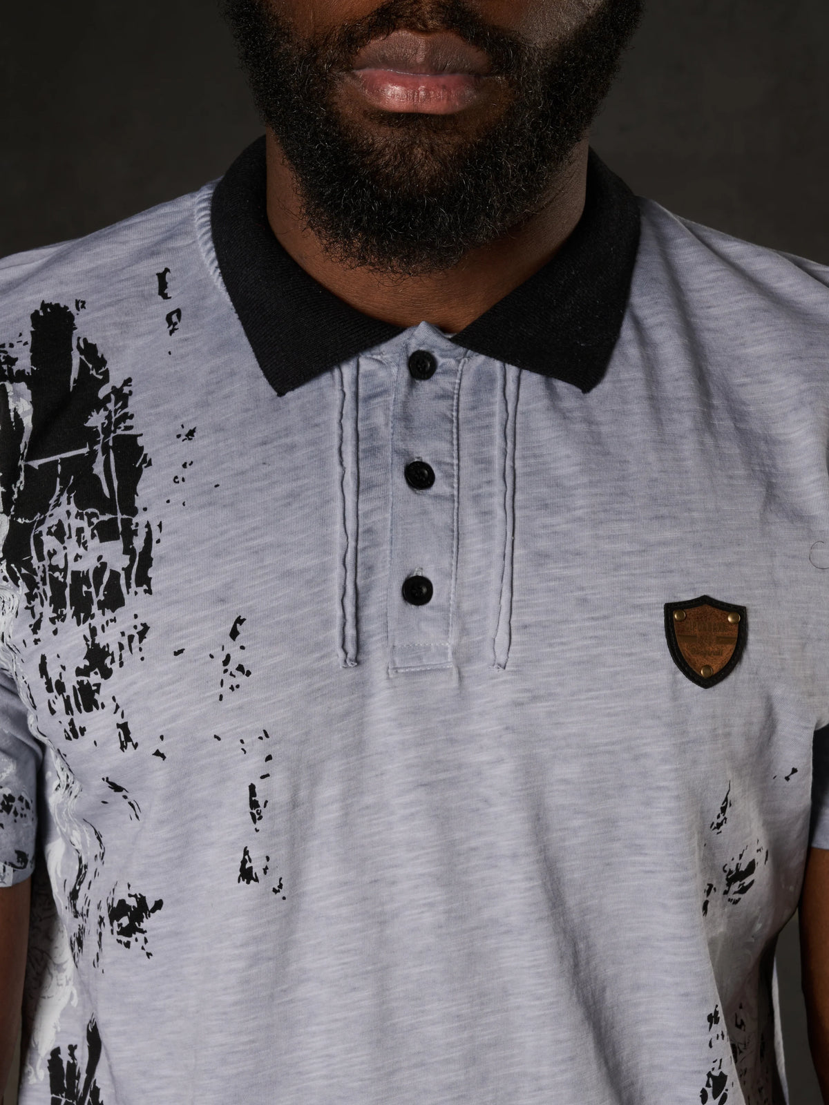 Cipo &amp; Baxx WESTCOAST black Men's Polo T-Shirt CT381