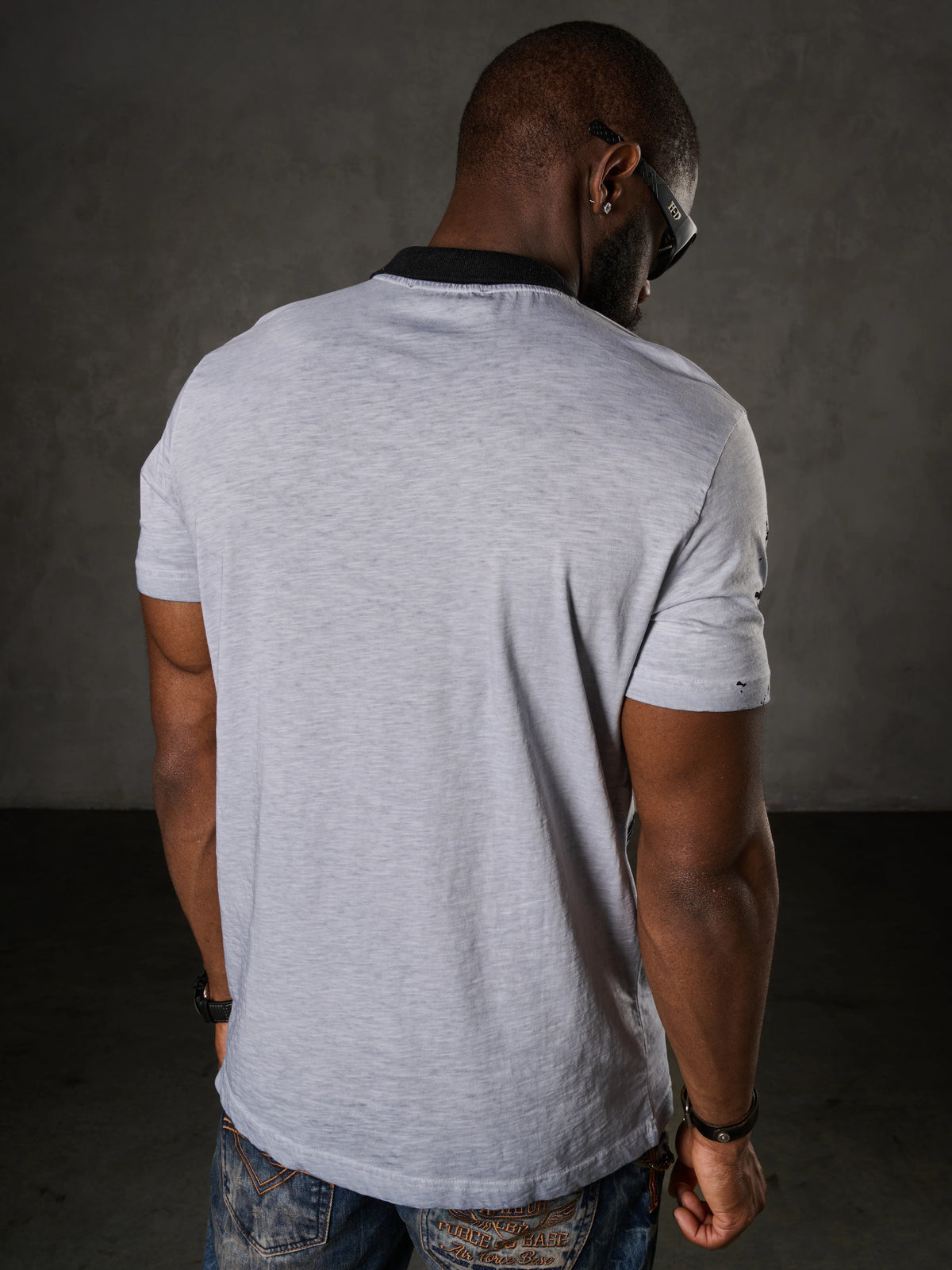 Cipo &amp; Baxx WESTCOAST black Men's Polo T-Shirt CT381