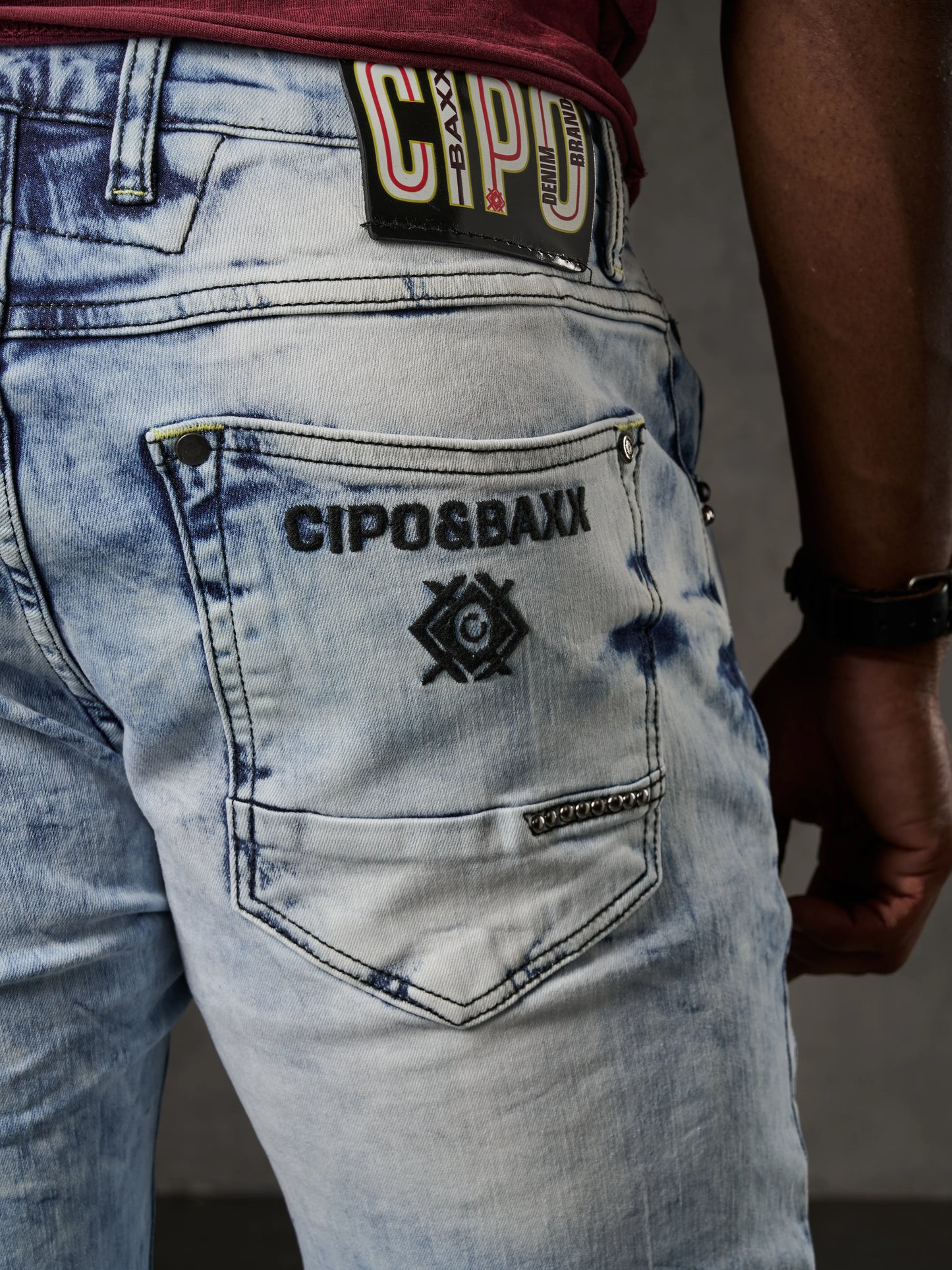 Cipo &amp; Baxx CONOR men's jeans denim CD810
