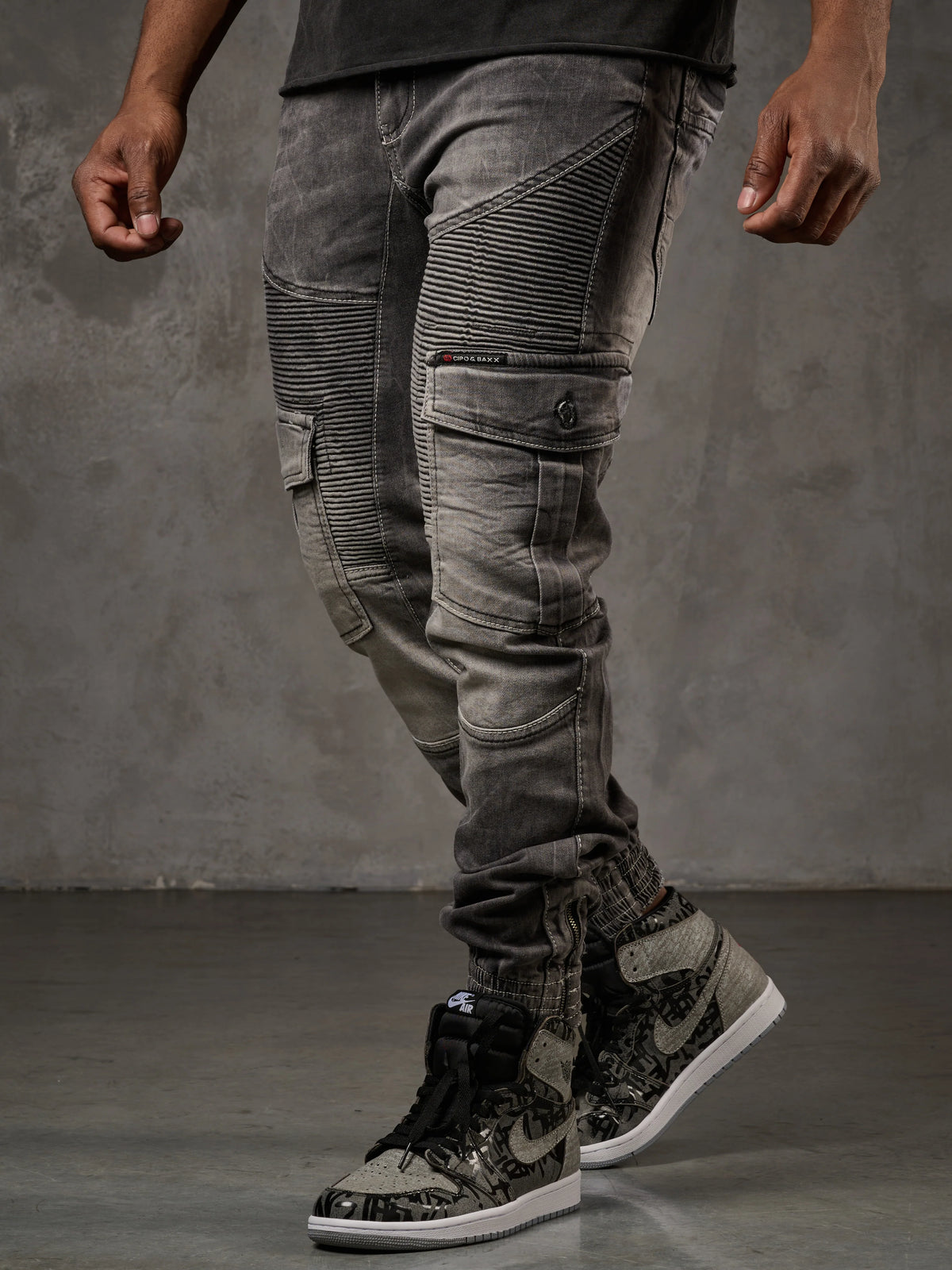 Cipo &amp; Baxx COVERT Men's Jeans Denim CD446