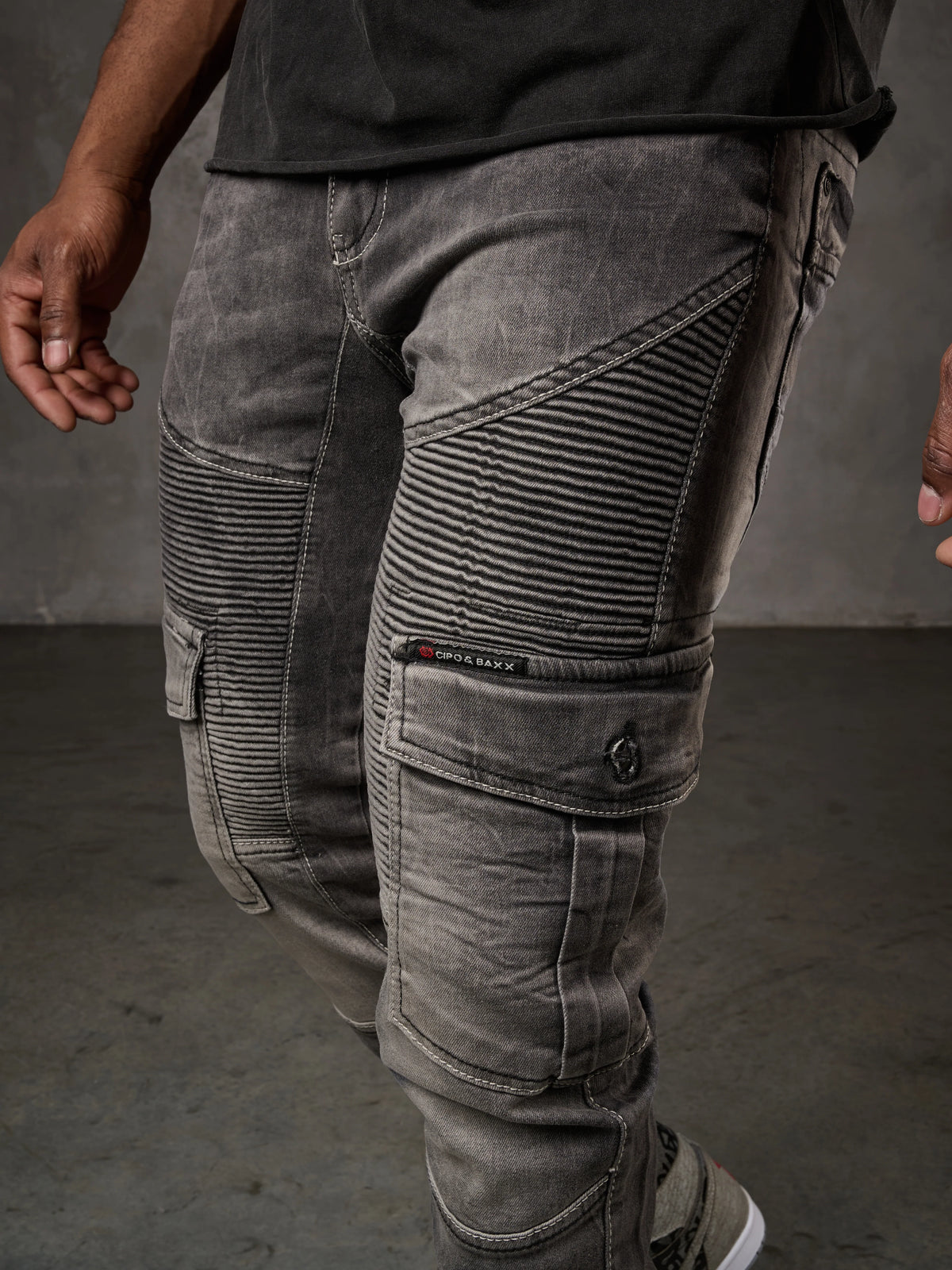 Cipo &amp; Baxx COVERT Men's Jeans Denim CD446