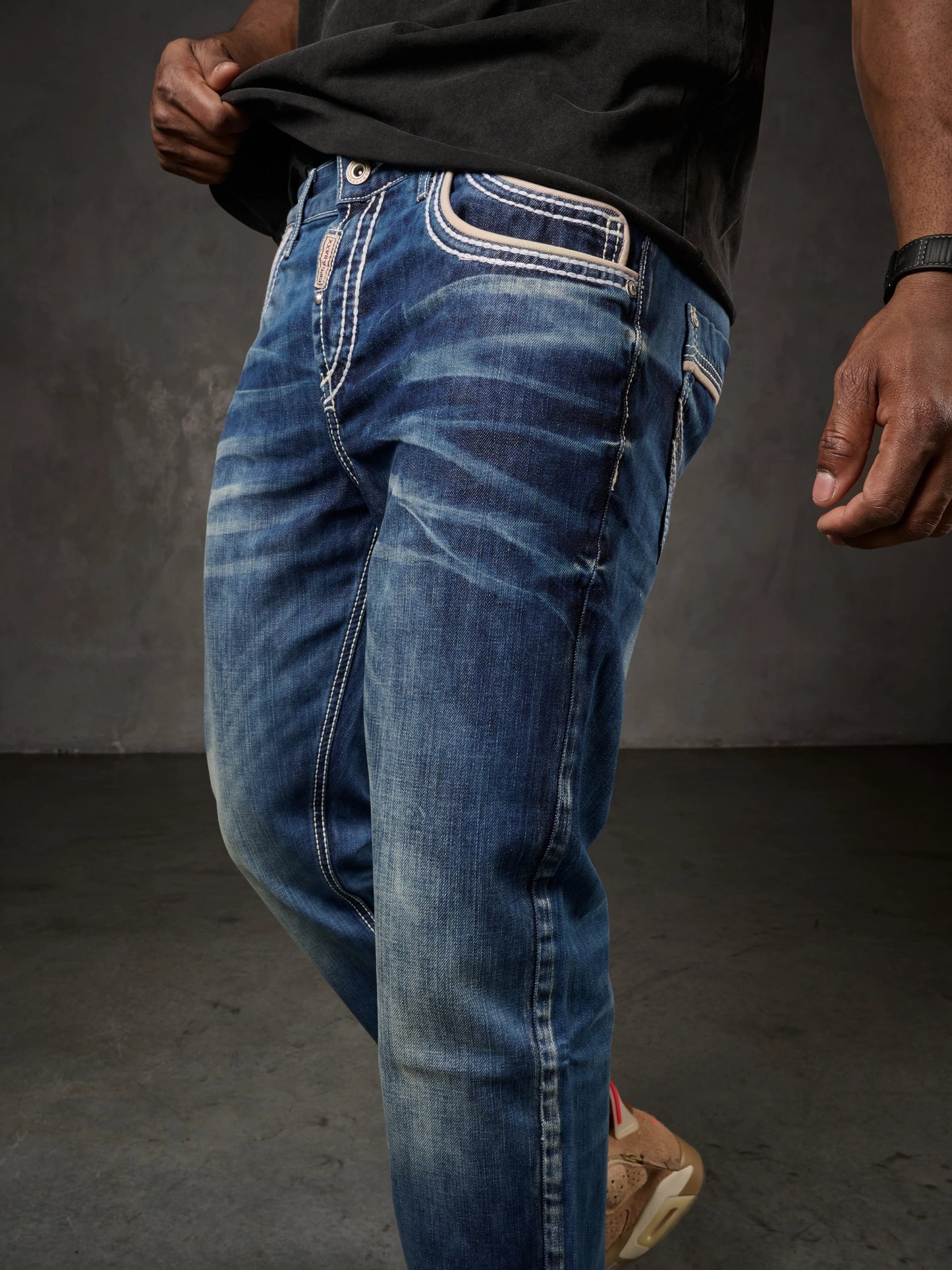 Cipo &amp; Baxx ASTI Men's Jeans Denim CD184