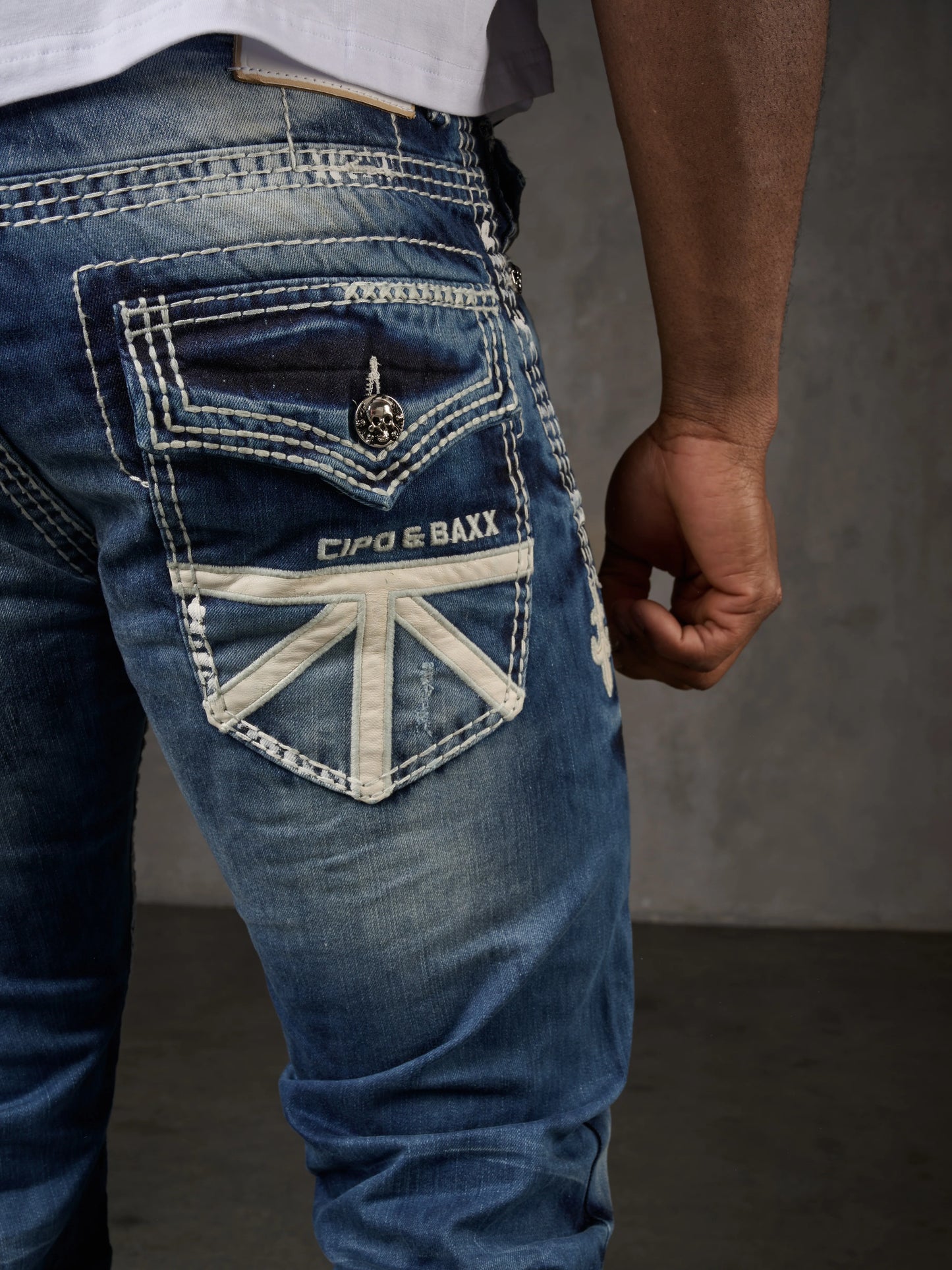 Cipo &amp; Baxx UNION men's jeans denim CD149