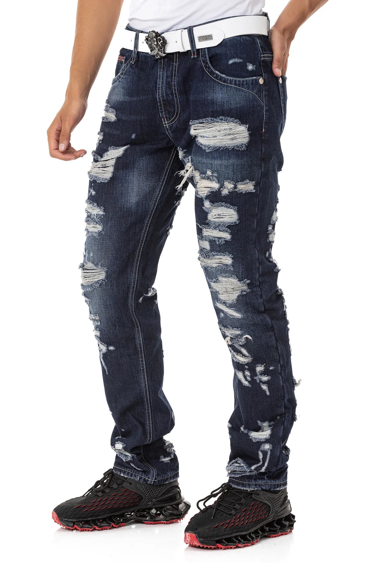 Cipo & Baxx WINCHESTER DARK Herren Jeans Denim CD843