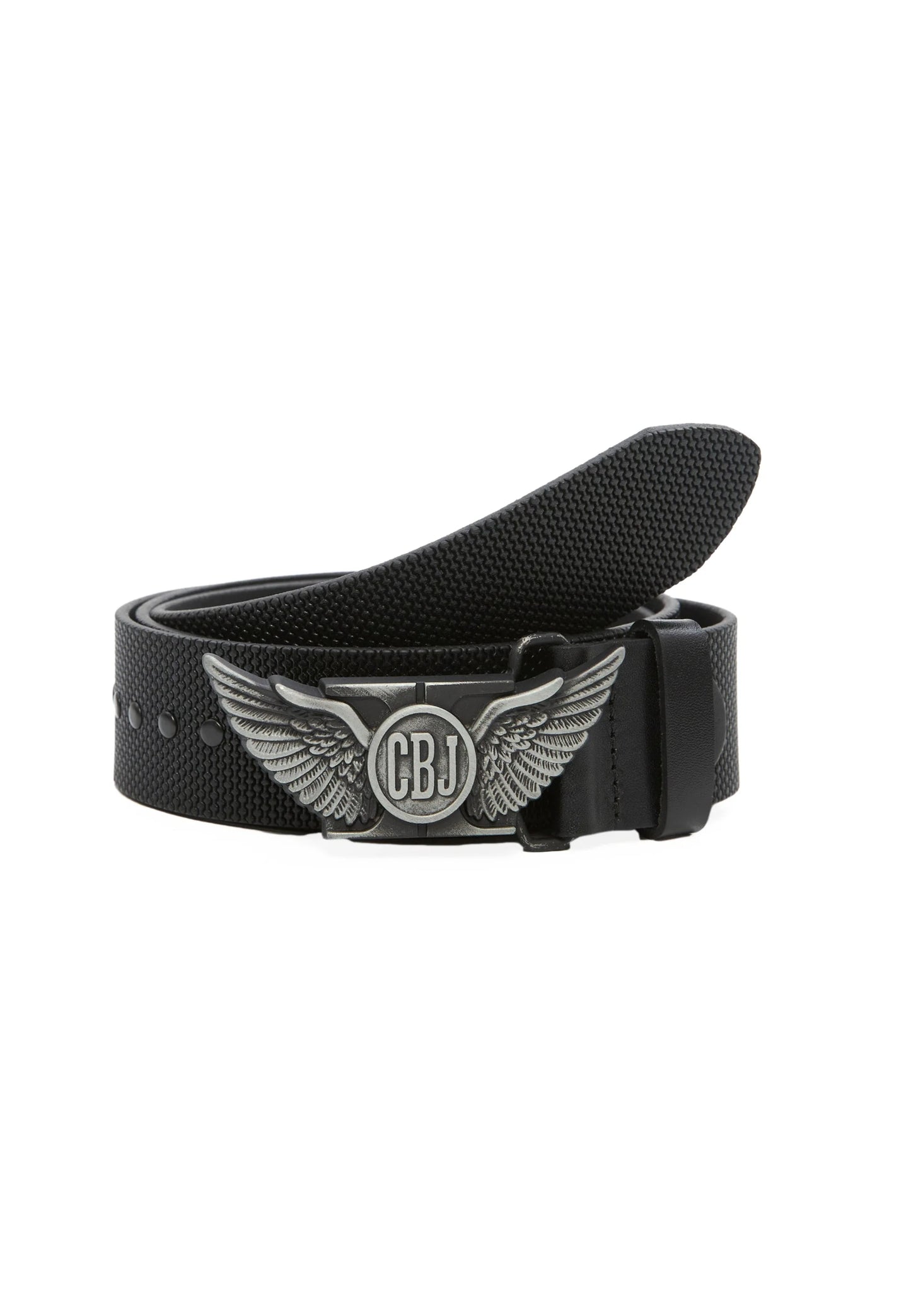 Cipo &amp; Baxx Men's Leather Belt CG174 Black 