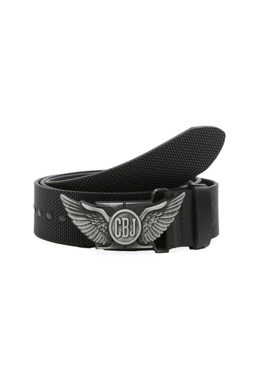 Cipo &amp; Baxx Men's Leather Belt CG174 Black 