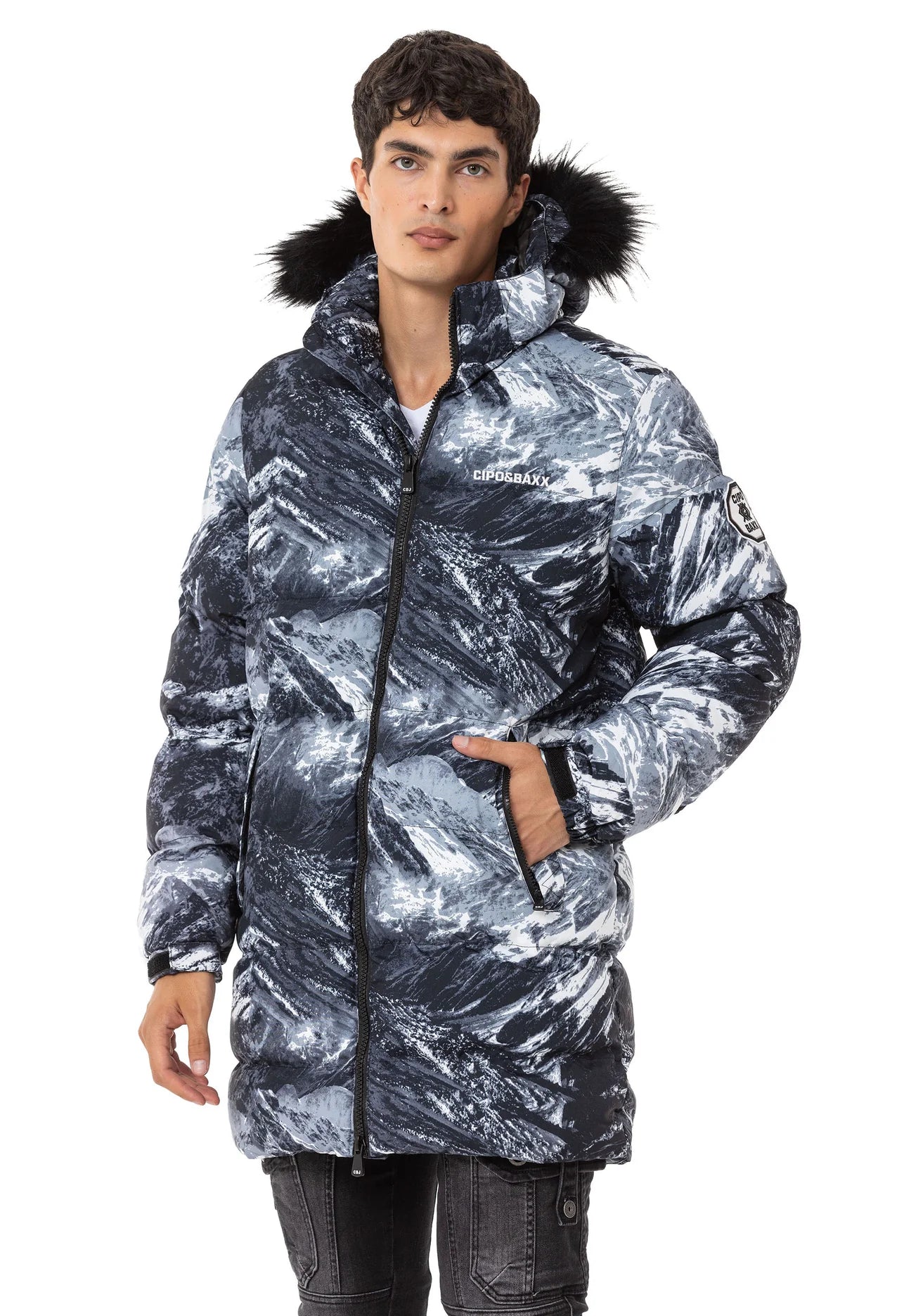Cipo &amp; Baxx TELFORD men's bomber jacket CM213