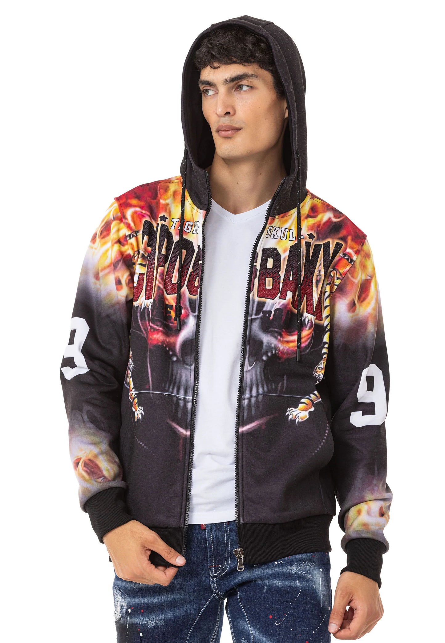 Cipo &amp; Baxx PUMA men's hooded sweat jacket CL546