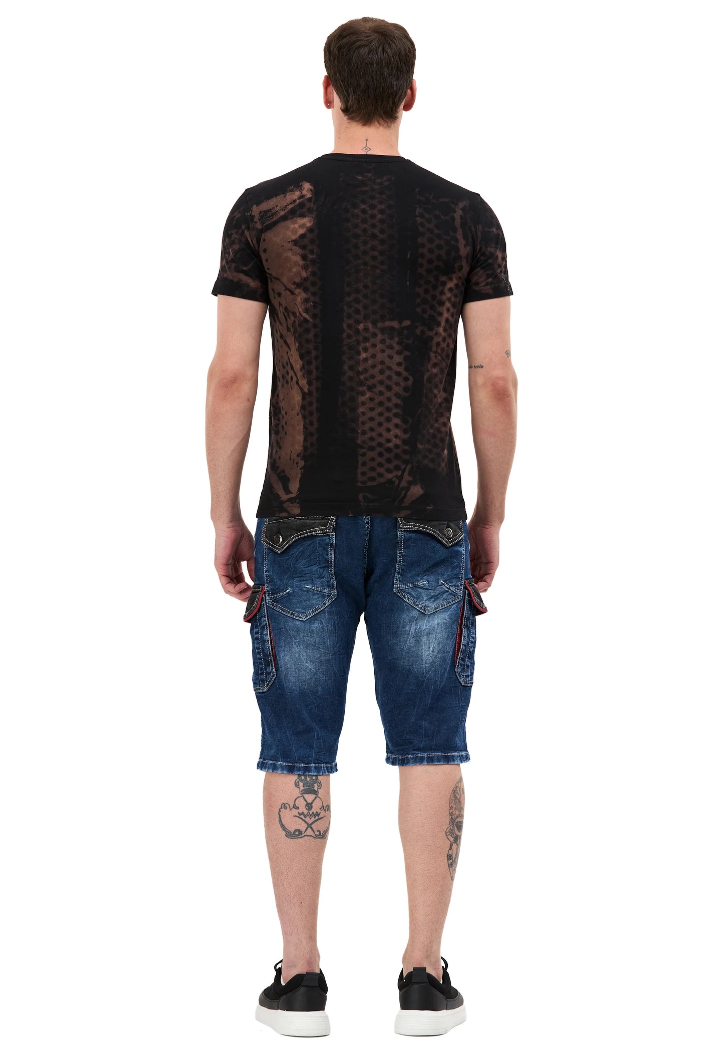 Cipo &amp; Baxx MEDFORD men's short jeans denim CK203