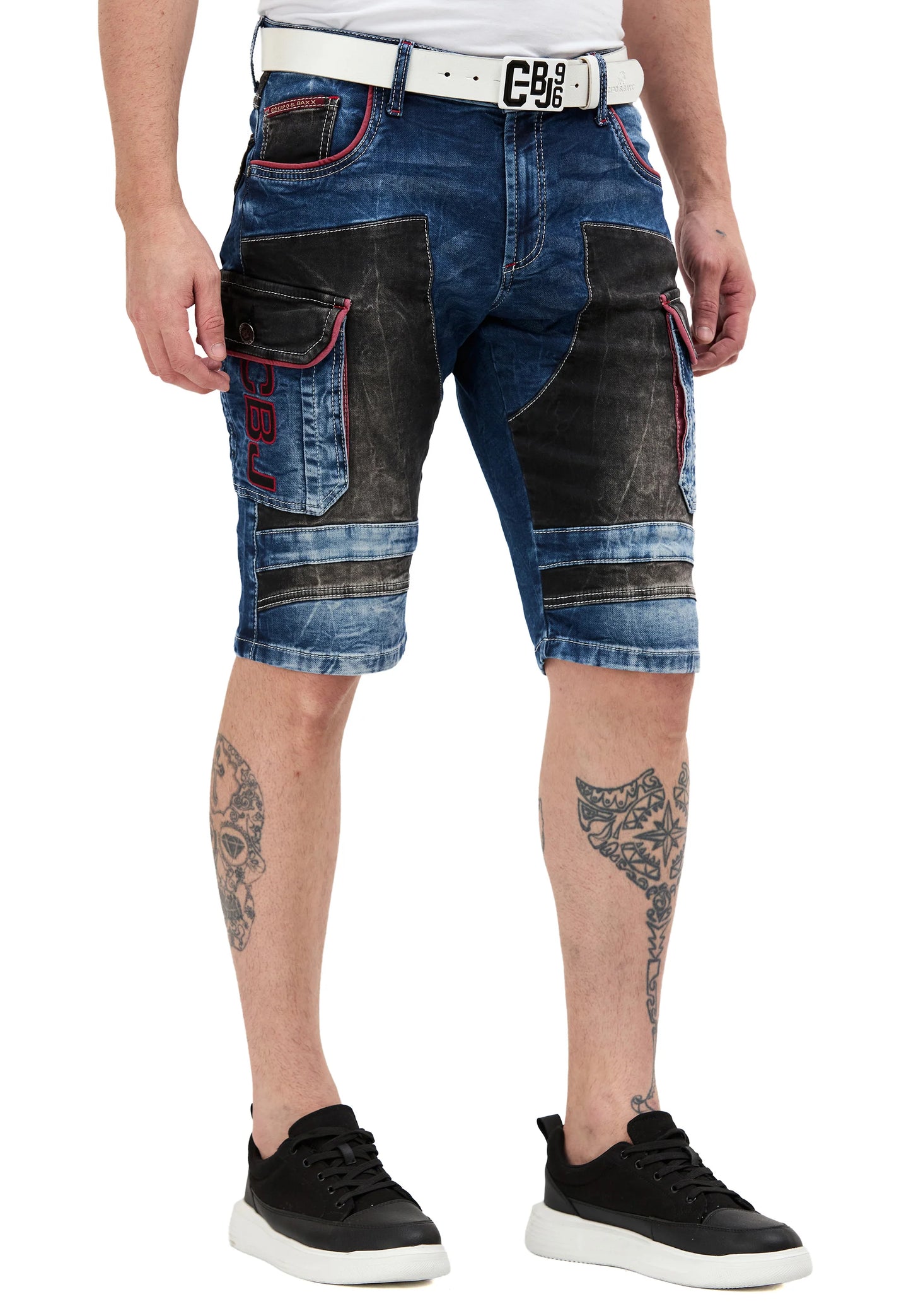 Cipo &amp; Baxx MEDFORD men's short jeans denim CK203