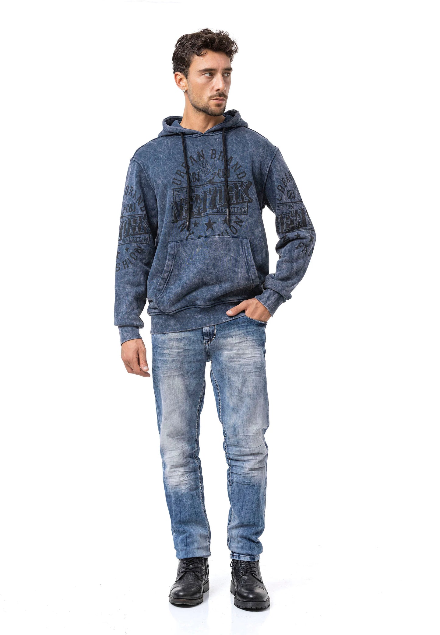 Cipo &amp; Baxx ADELAIDE men's hooded sweatshirt CL559