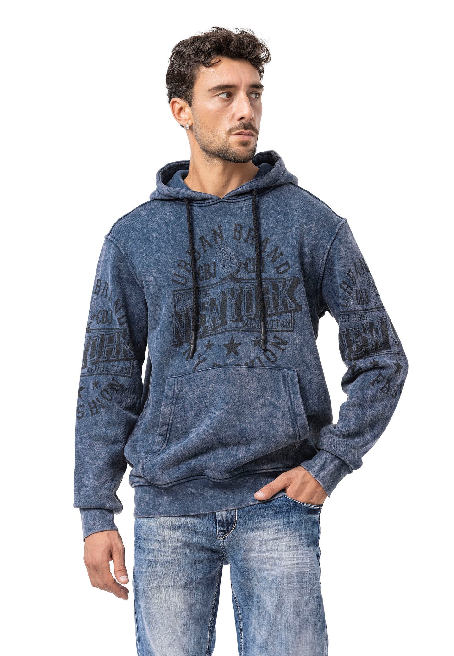 Cipo &amp; Baxx ADELAIDE men's hooded sweatshirt CL559