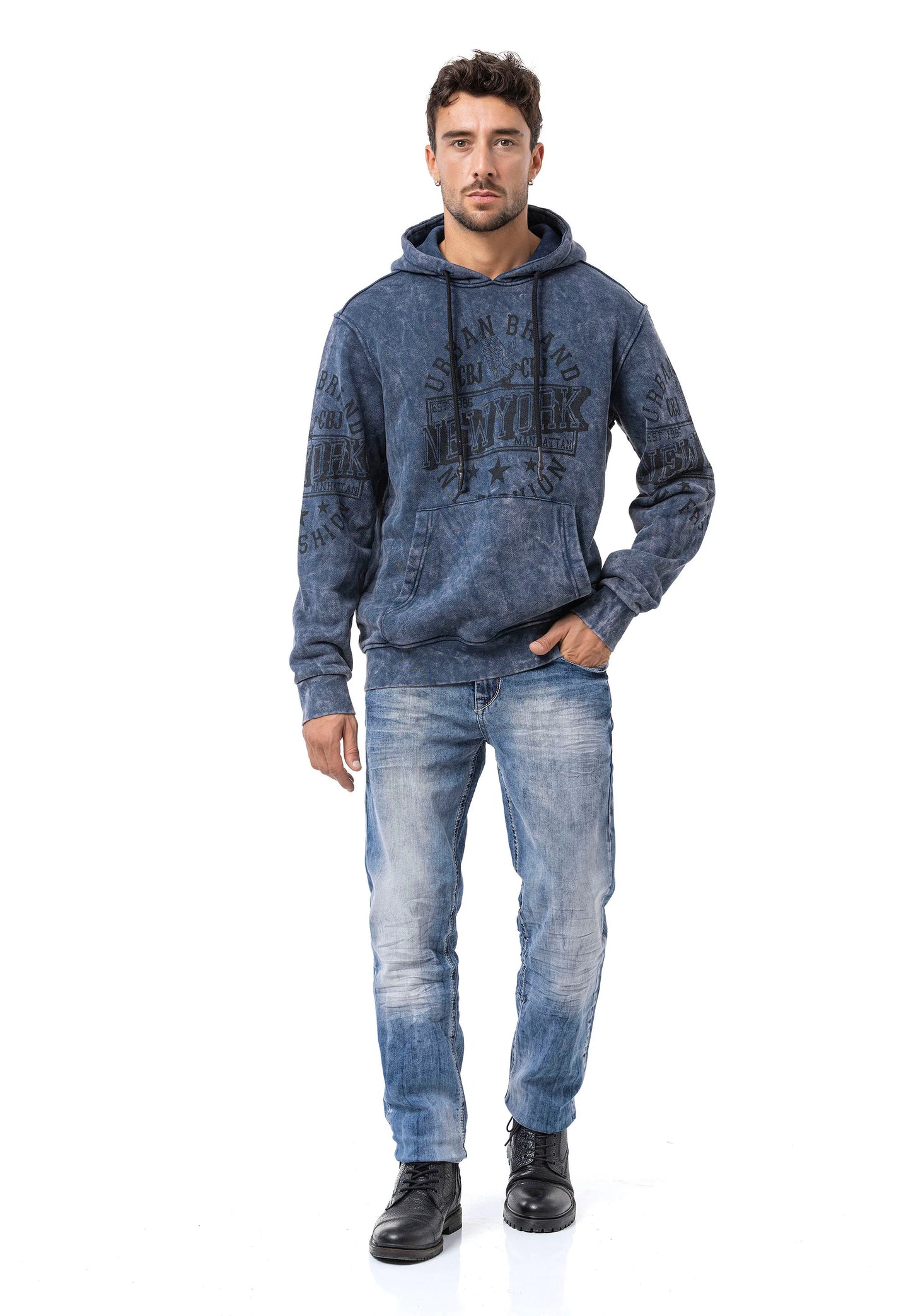 Cipo &amp; Baxx ADELAIDE men's hooded sweatshirt CL559