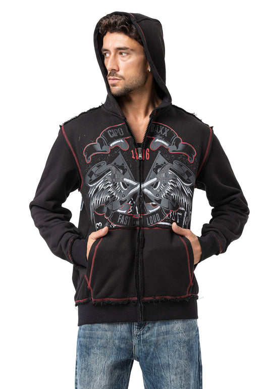 Cipo &amp; Baxx ADELAIDE men's hooded sweatshirt CL559