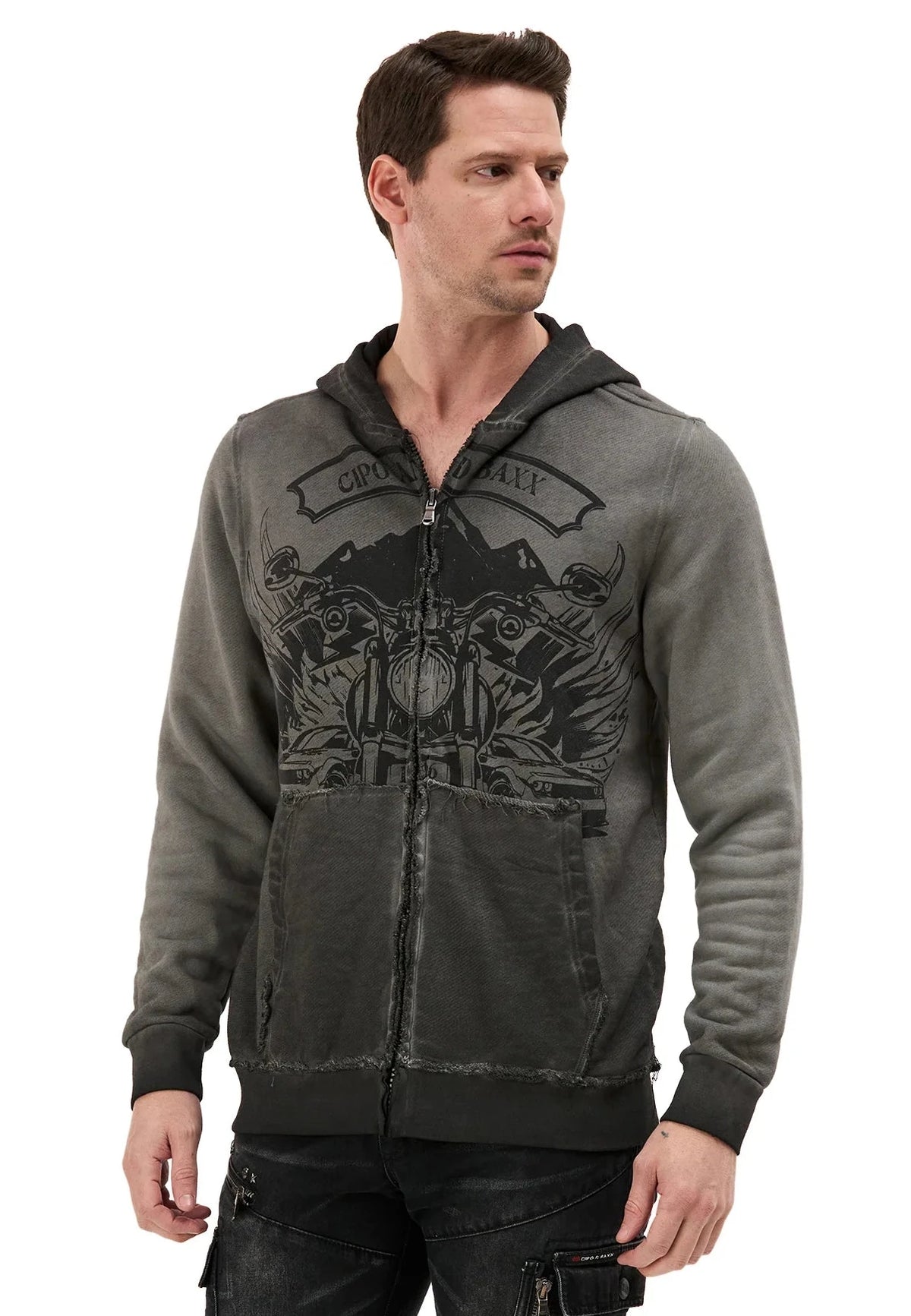 Cipo & Baxx RENOIR Herren Sweatjacke CL602