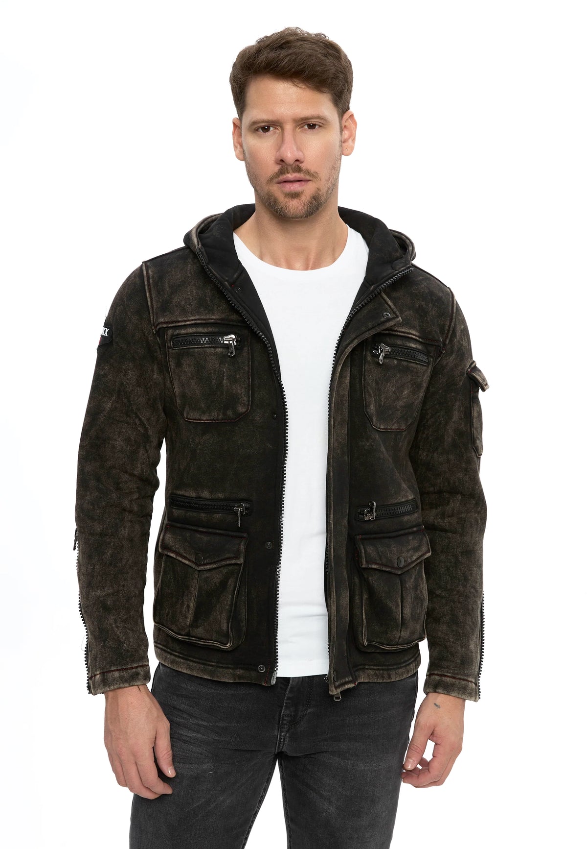 Cipo & Baxx Herren Sweatjacke REMO CL611