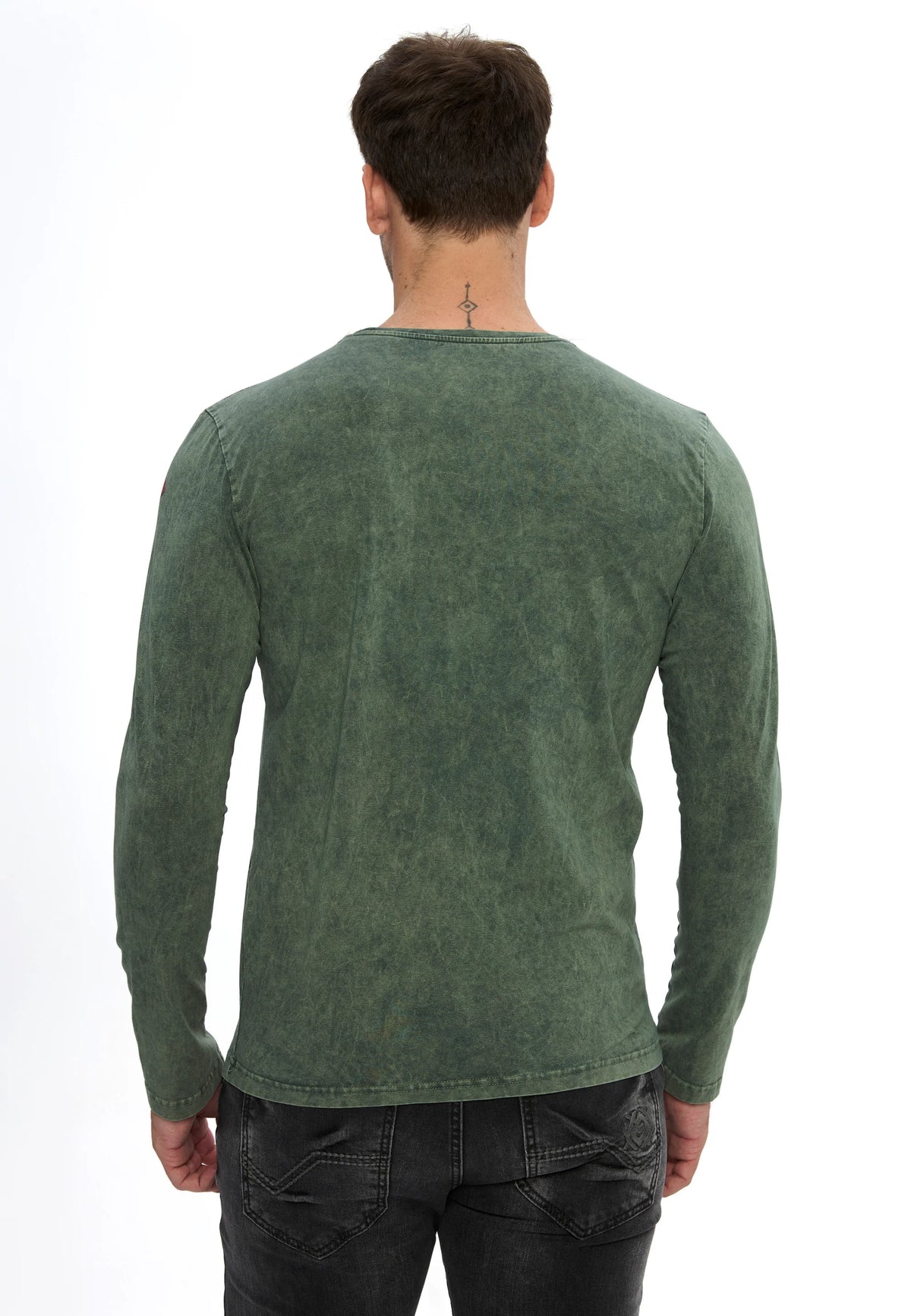 Cipo & Baxx Herren Langarmshirt ERMIS CL617
