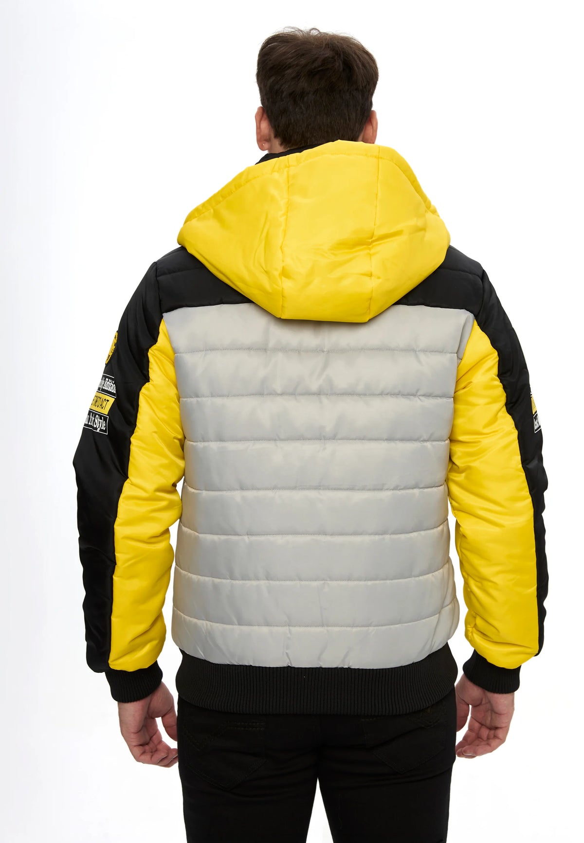 Cipo &amp; Baxx PERM men's bomber jacket hood CM134