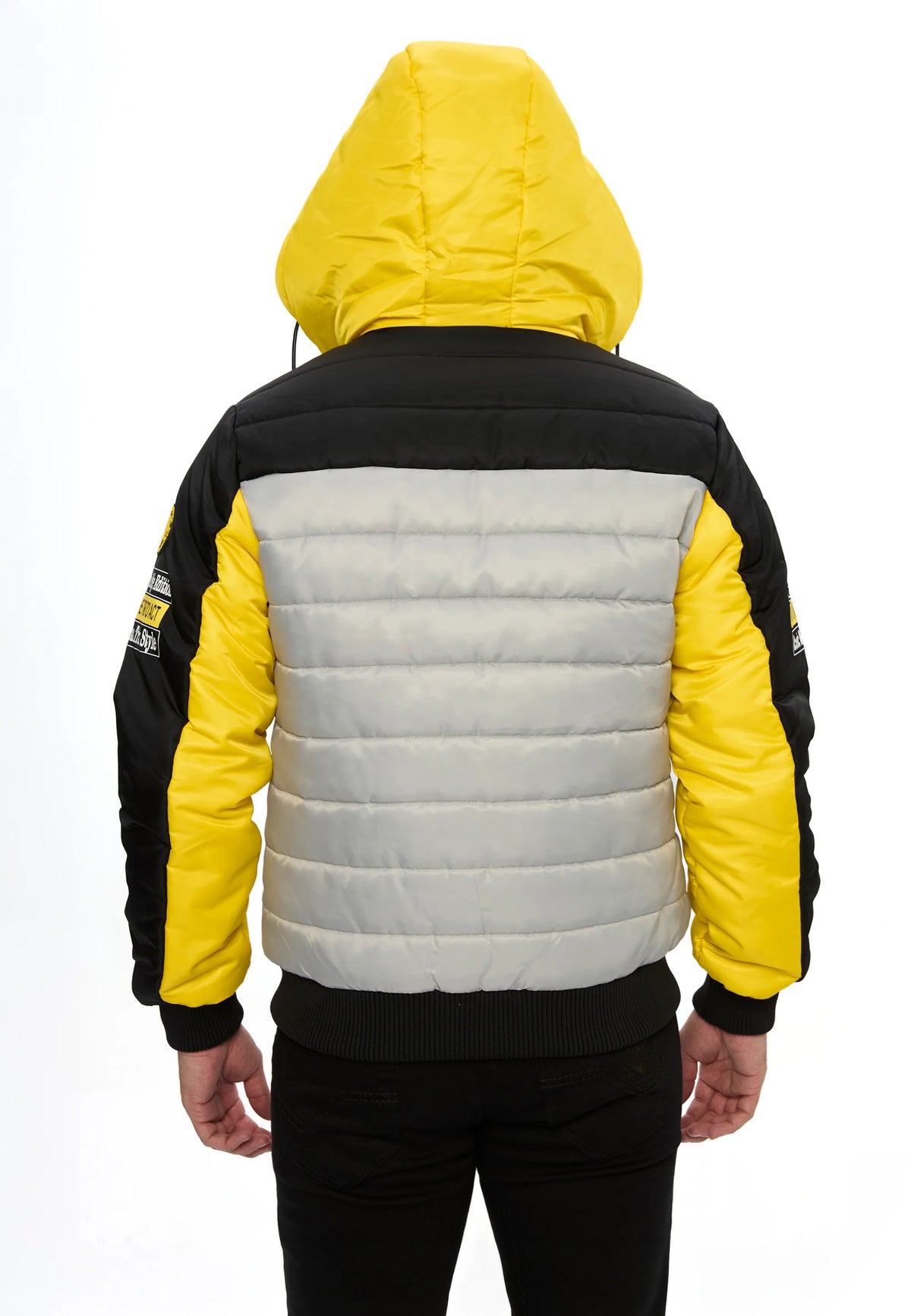 Cipo &amp; Baxx PERM men's bomber jacket hood CM134