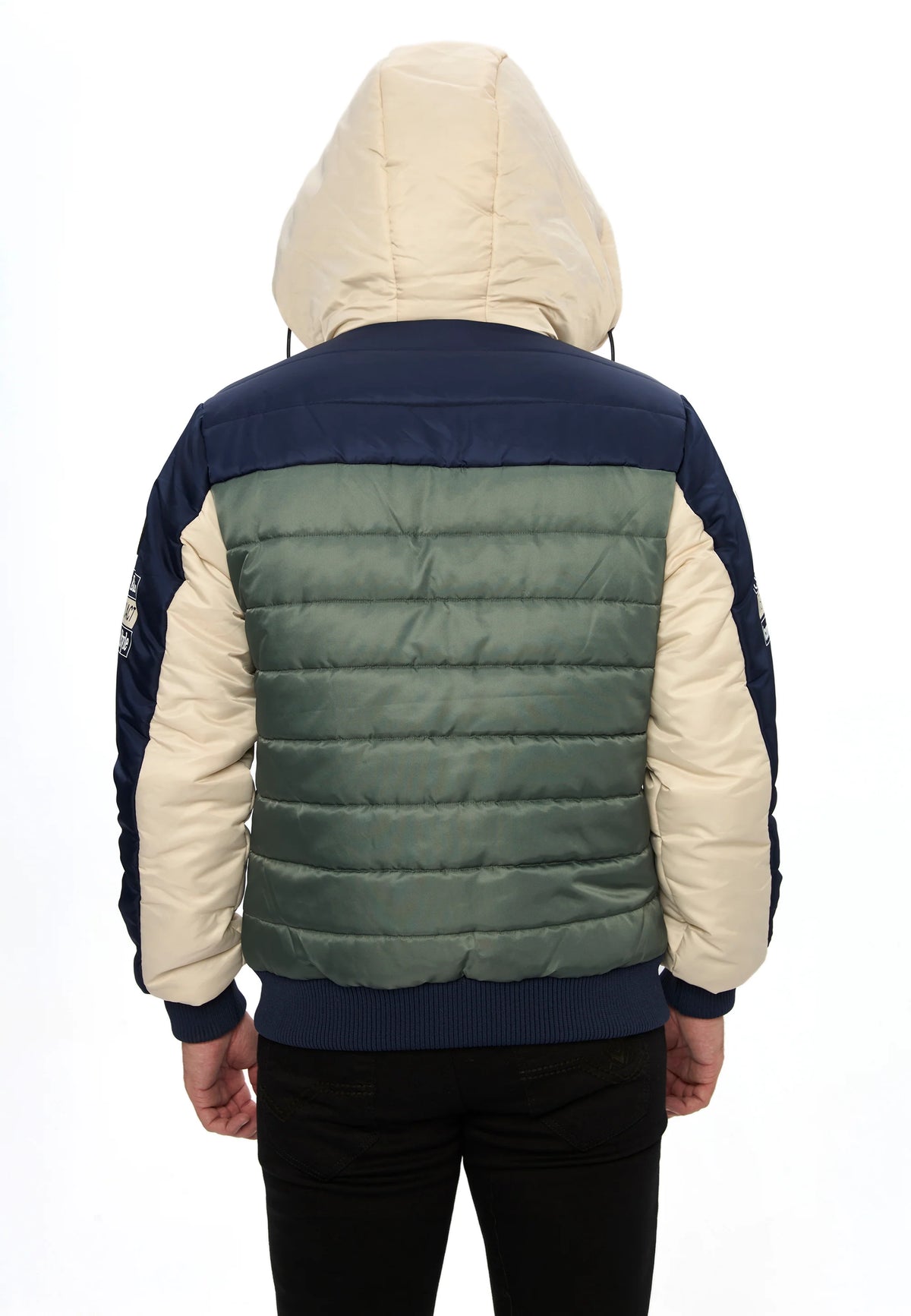 Cipo &amp; Baxx PERM men's bomber jacket hood CM134