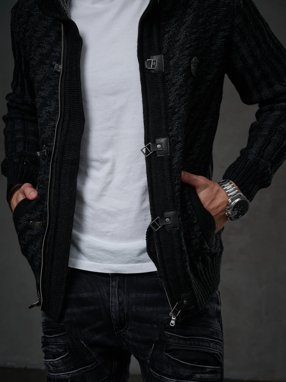 Cipo & Baxx NEPTUN Herren Strickpullover CP213 - Persvision