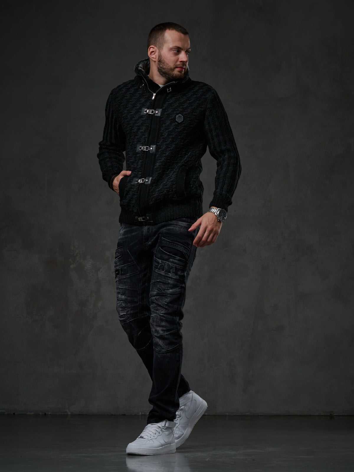 Cipo & Baxx NEPTUN Herren Strickpullover CP213 - Persvision