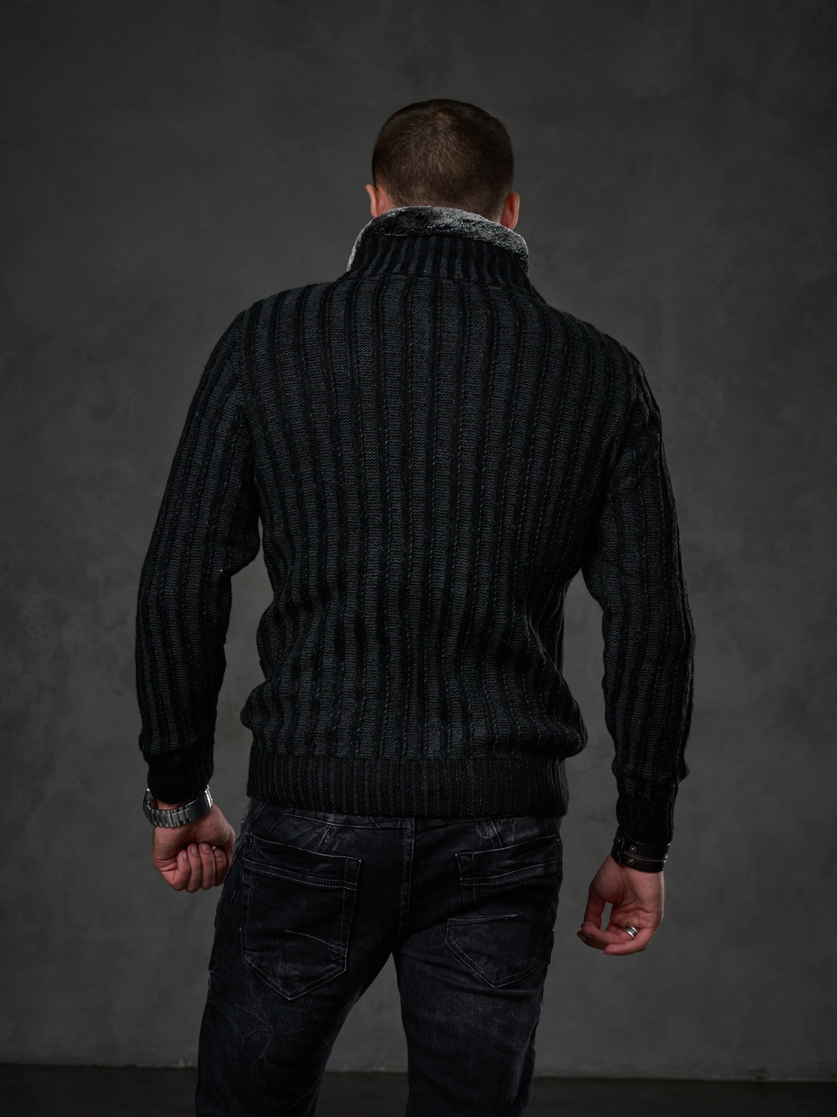 Cipo & Baxx NEPTUN Herren Strickpullover CP213 - Persvision