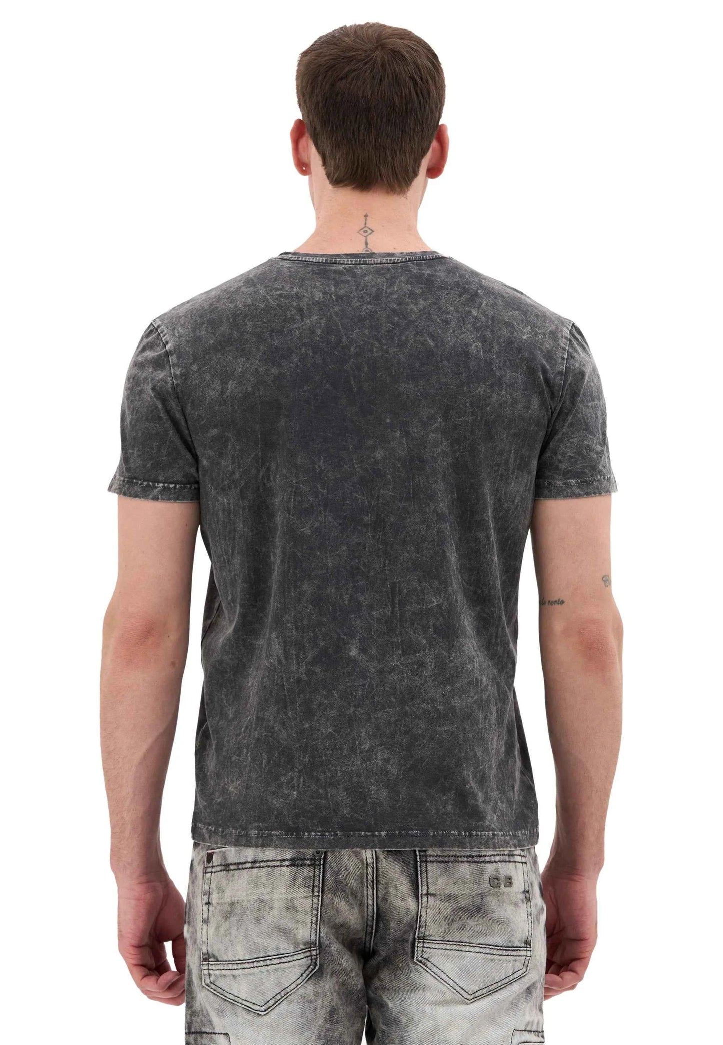 Cipo & Baxx BRAND Herren T-Shirt black CT833