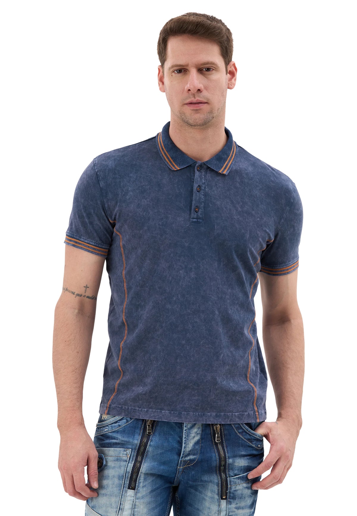 Cipo & Baxx DUSTIN Herren Polo T-Shirt CT582