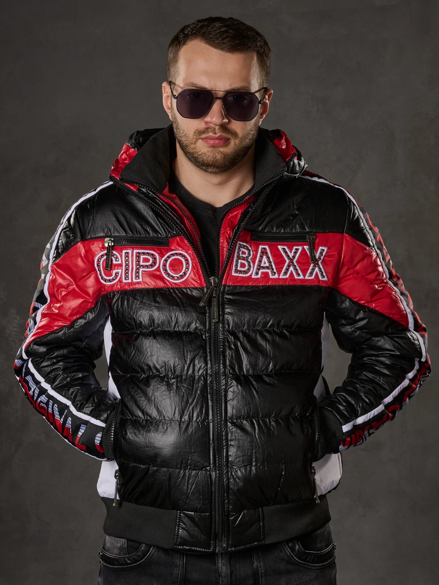 Cipo & Baxx AARON Herren Bomberjacke CJ269 - Persvision