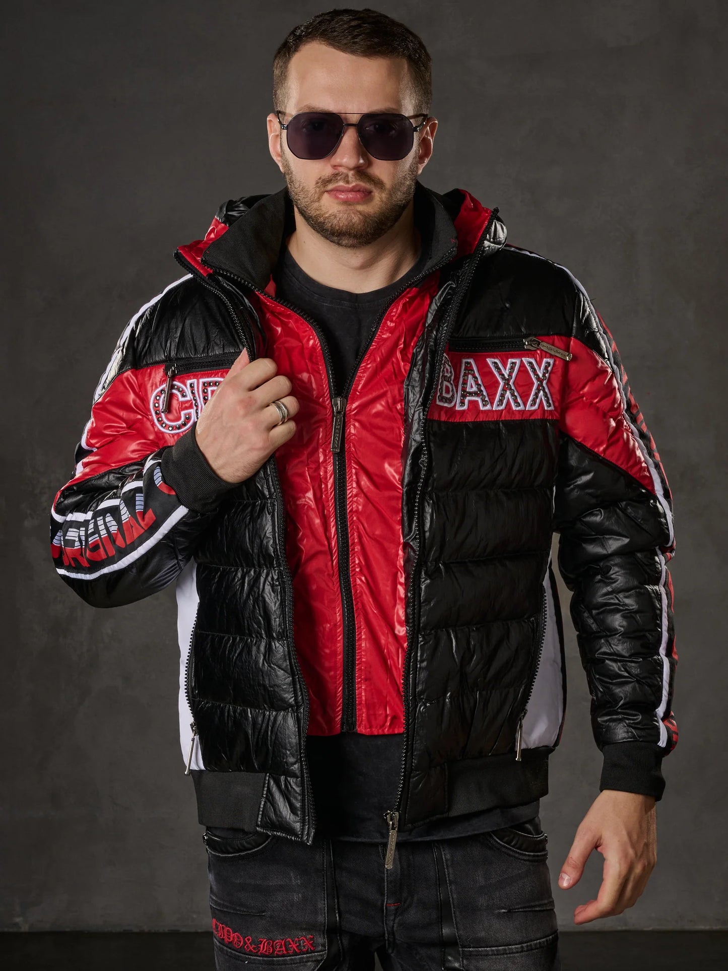 Cipo & Baxx AARON Herren Bomberjacke CJ269 - Persvision