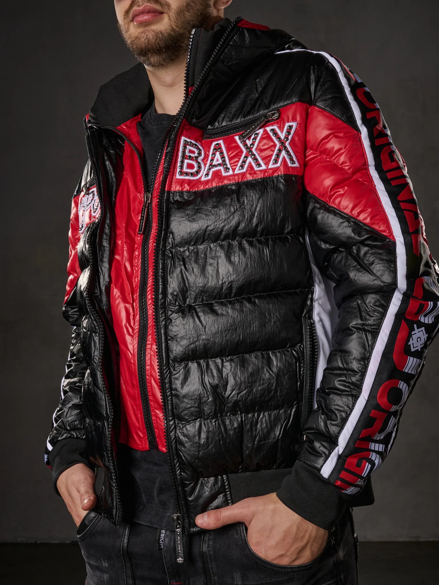 Cipo & Baxx AARON Herren Bomberjacke CJ269 - Persvision