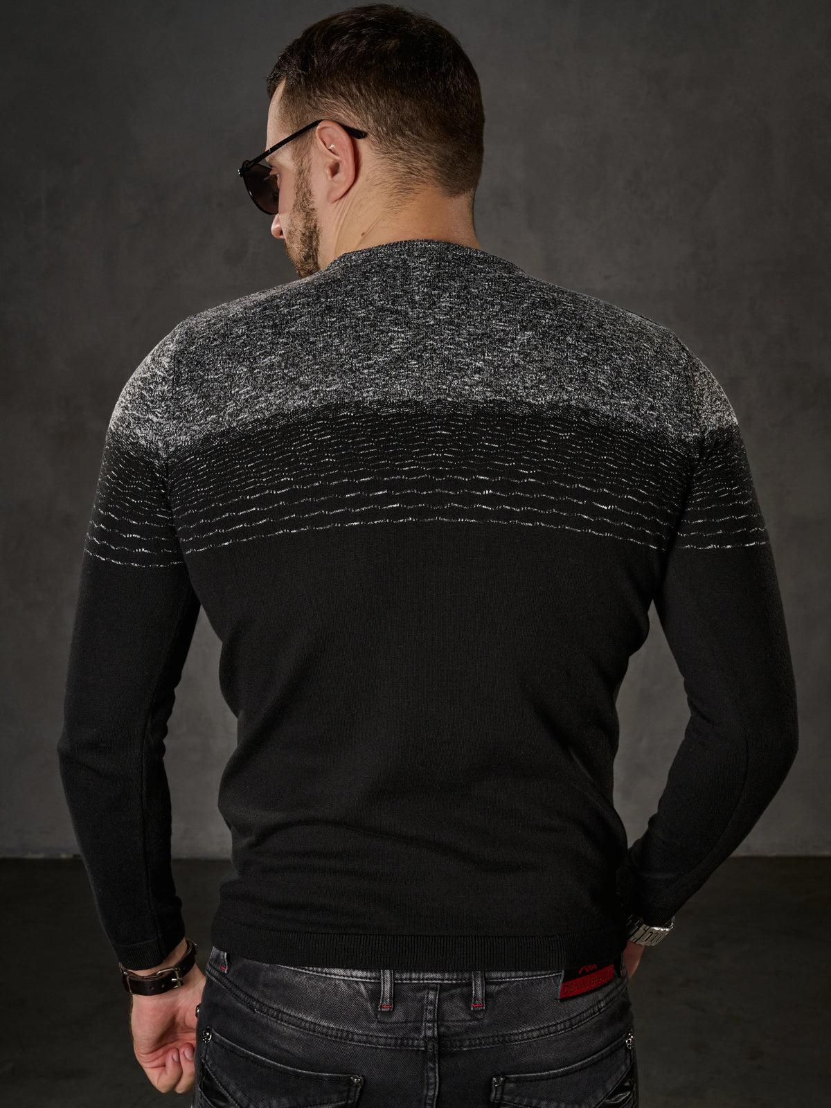 Cipo &amp; Baxx ALAMY men's sweater white CP200