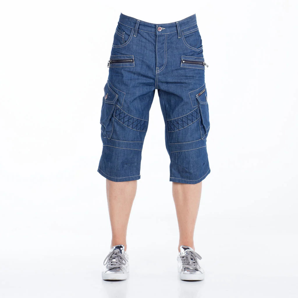 Cipo &amp; Baxx FARGO Men's Short Jeans Denim CK229