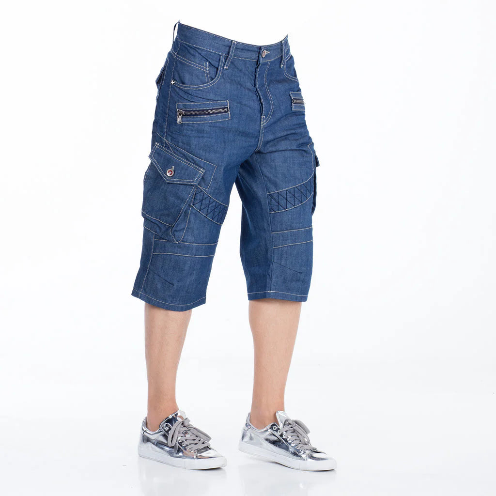 Cipo &amp; Baxx FARGO Men's Short Jeans Denim CK229