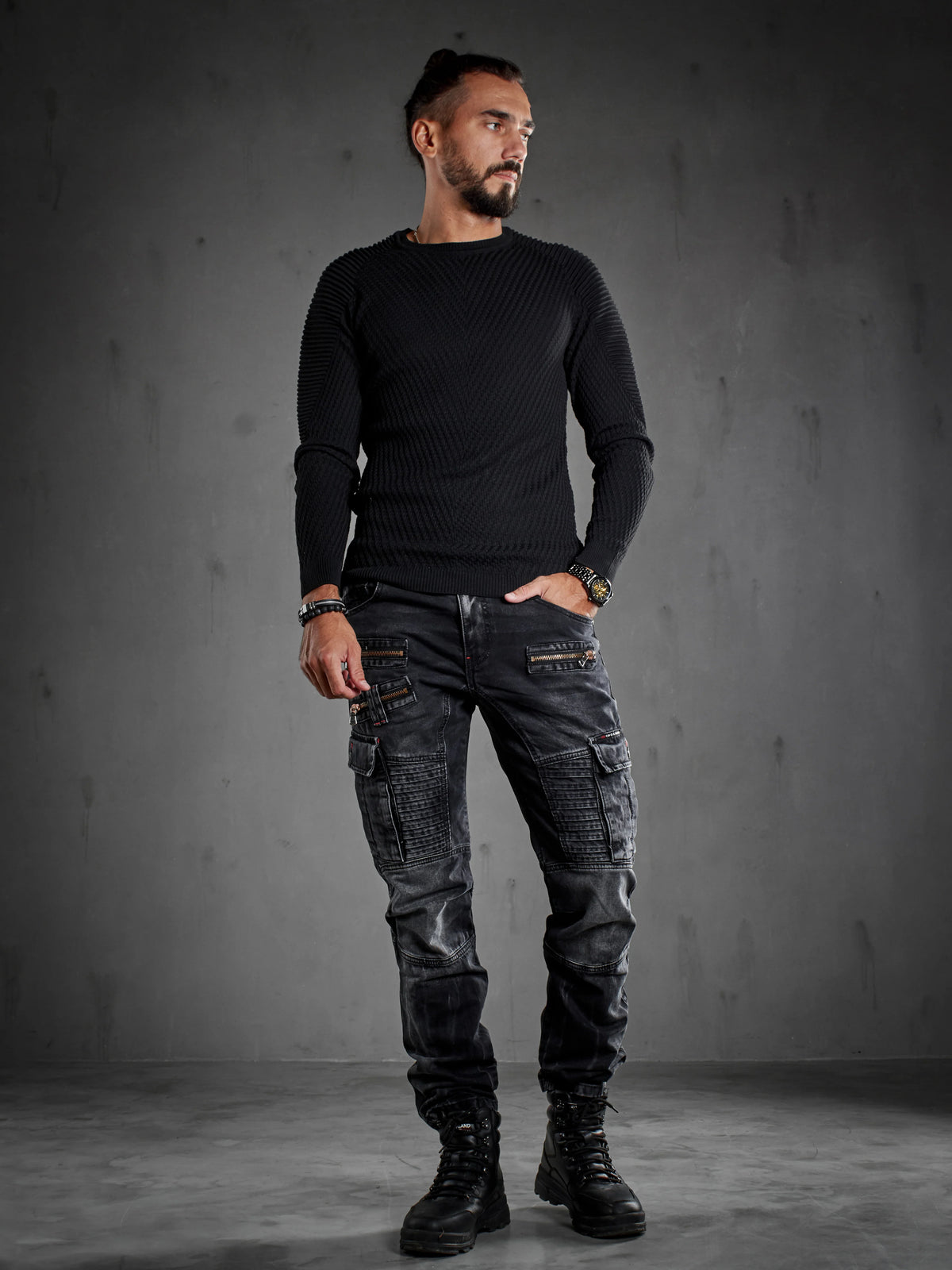 Cipo & Baxx Men's Cargo Jeans CARLO CD798