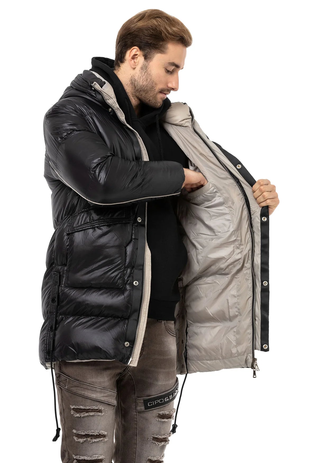 Cipo &amp; Baxx CALVIN men's bomber jacket CM219