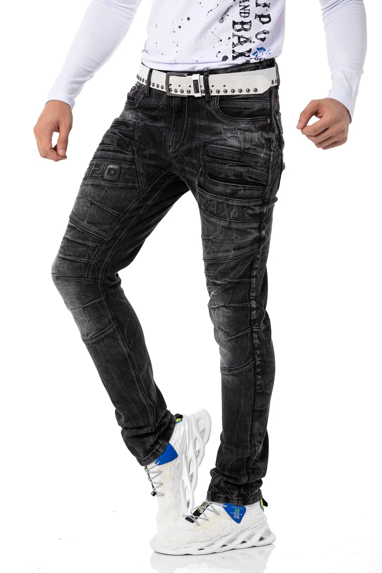 Cipo &amp; Baxx CHICAGO Men's Jeans Denim CD491