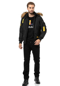 Cipo &amp; Baxx BOW men's bomber jacket CM221