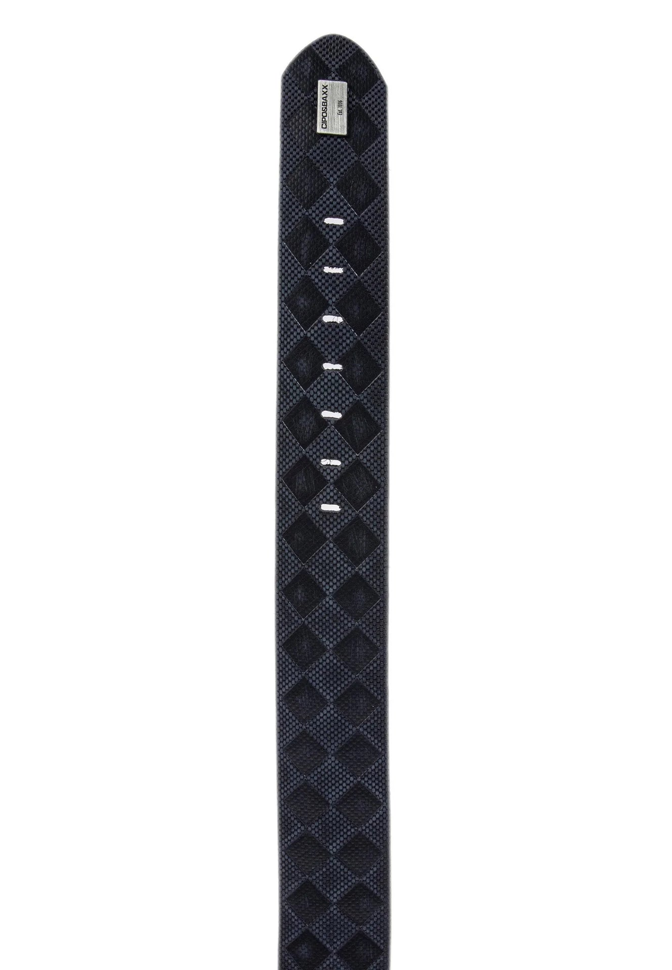 Cipo &amp; Baxx Men's Leather Belt CG184 Black 