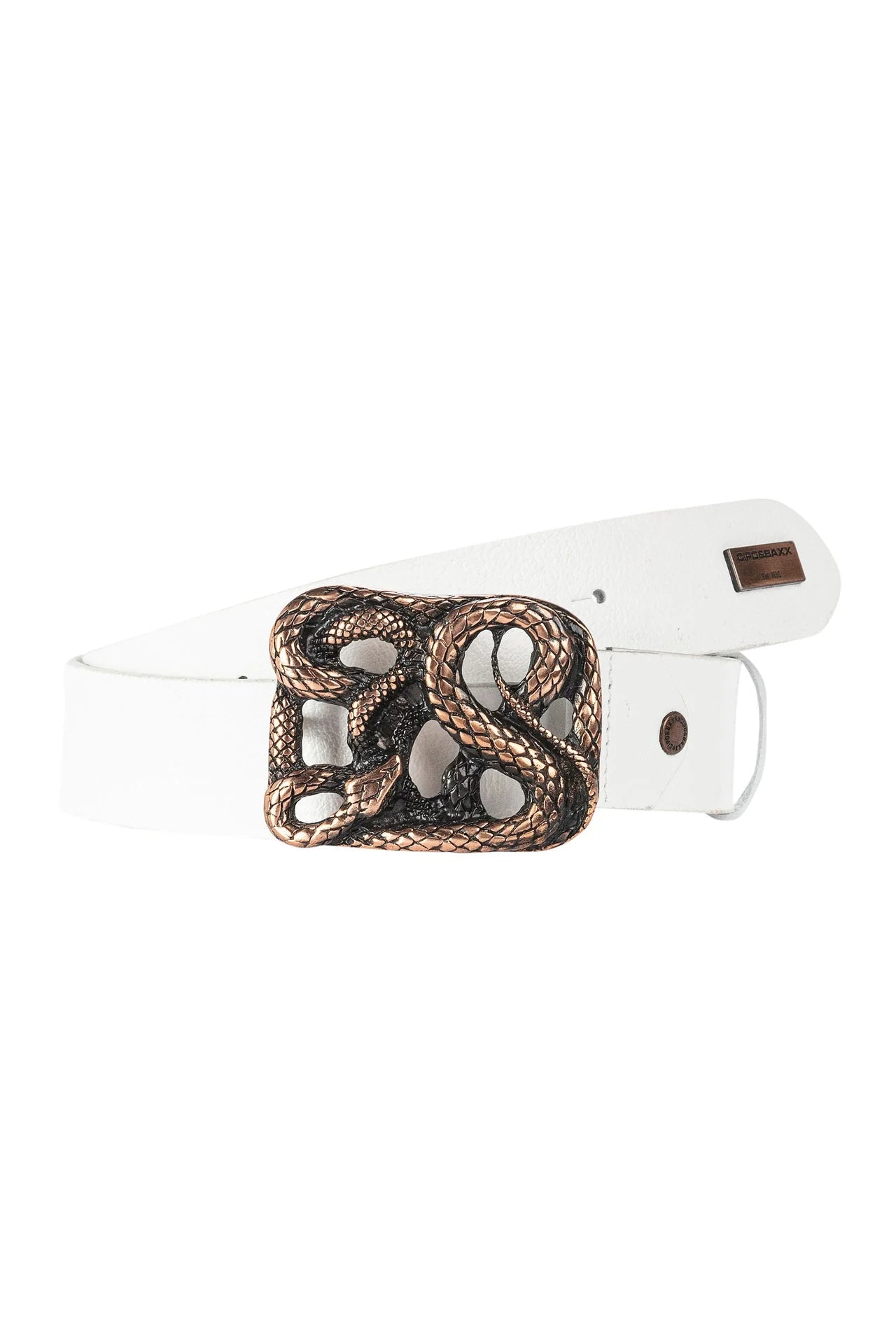 Cipo &amp; Baxx Men's Leather Belt CG184 Black 