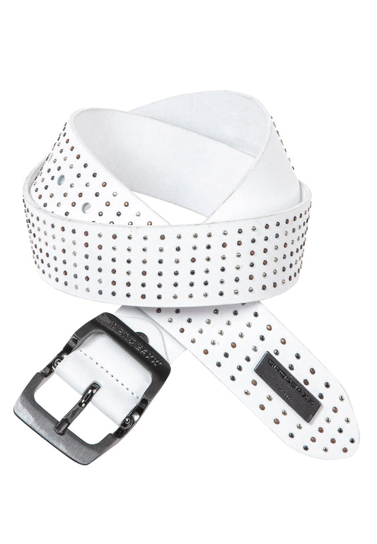 Cipo &amp; Baxx Men's Leather Belt CG174 Black 