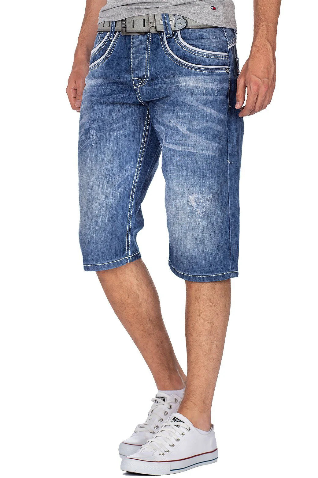 Cipo &amp; Baxx MEDFORD men's short jeans denim CK203
