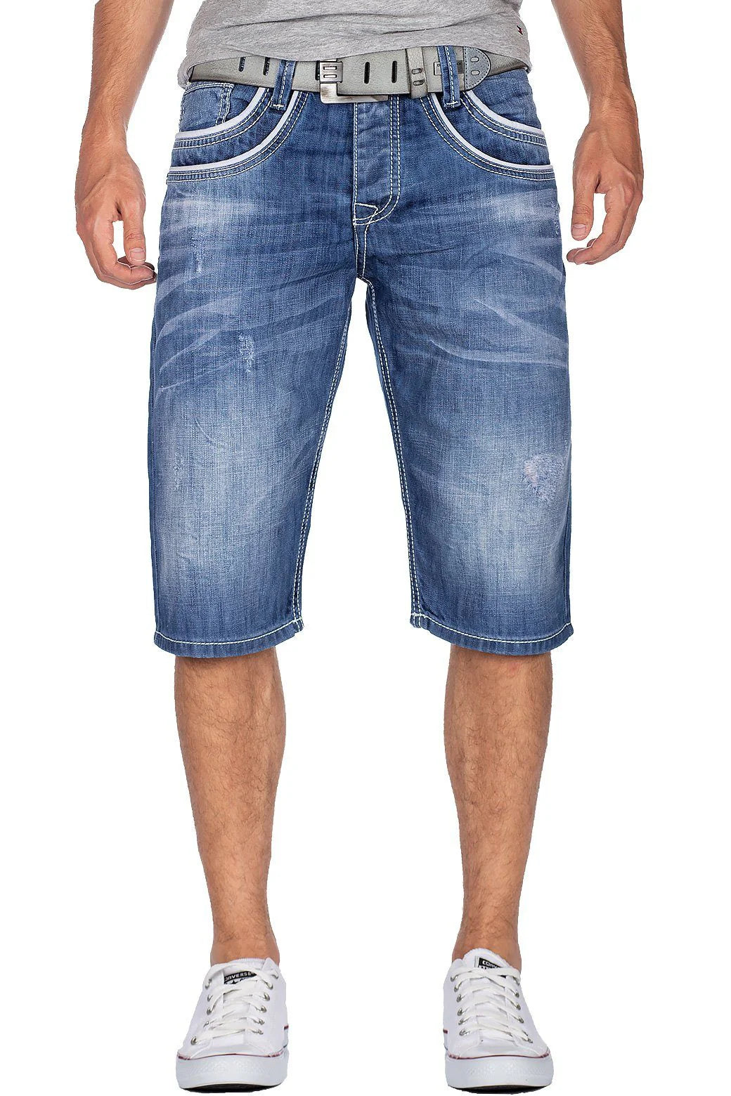 Cipo &amp; Baxx MEDFORD men's short jeans denim CK203