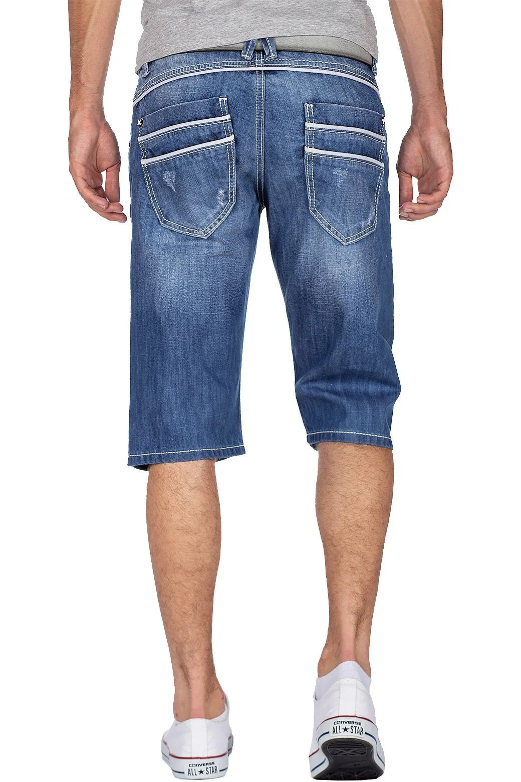 Cipo &amp; Baxx MEDFORD men's short jeans denim CK203