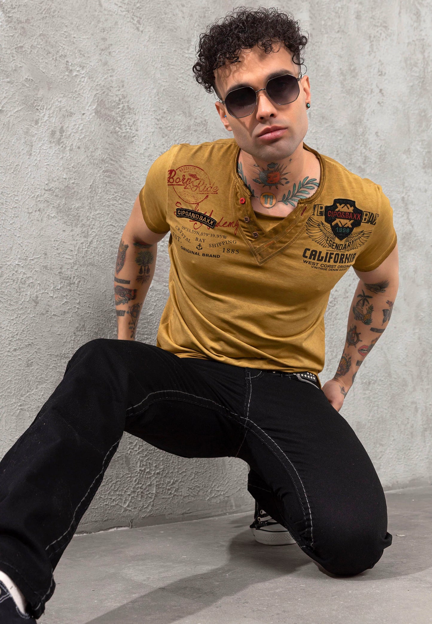 Cipo &amp; Baxx ABEL Men's Jeans Denim CD148